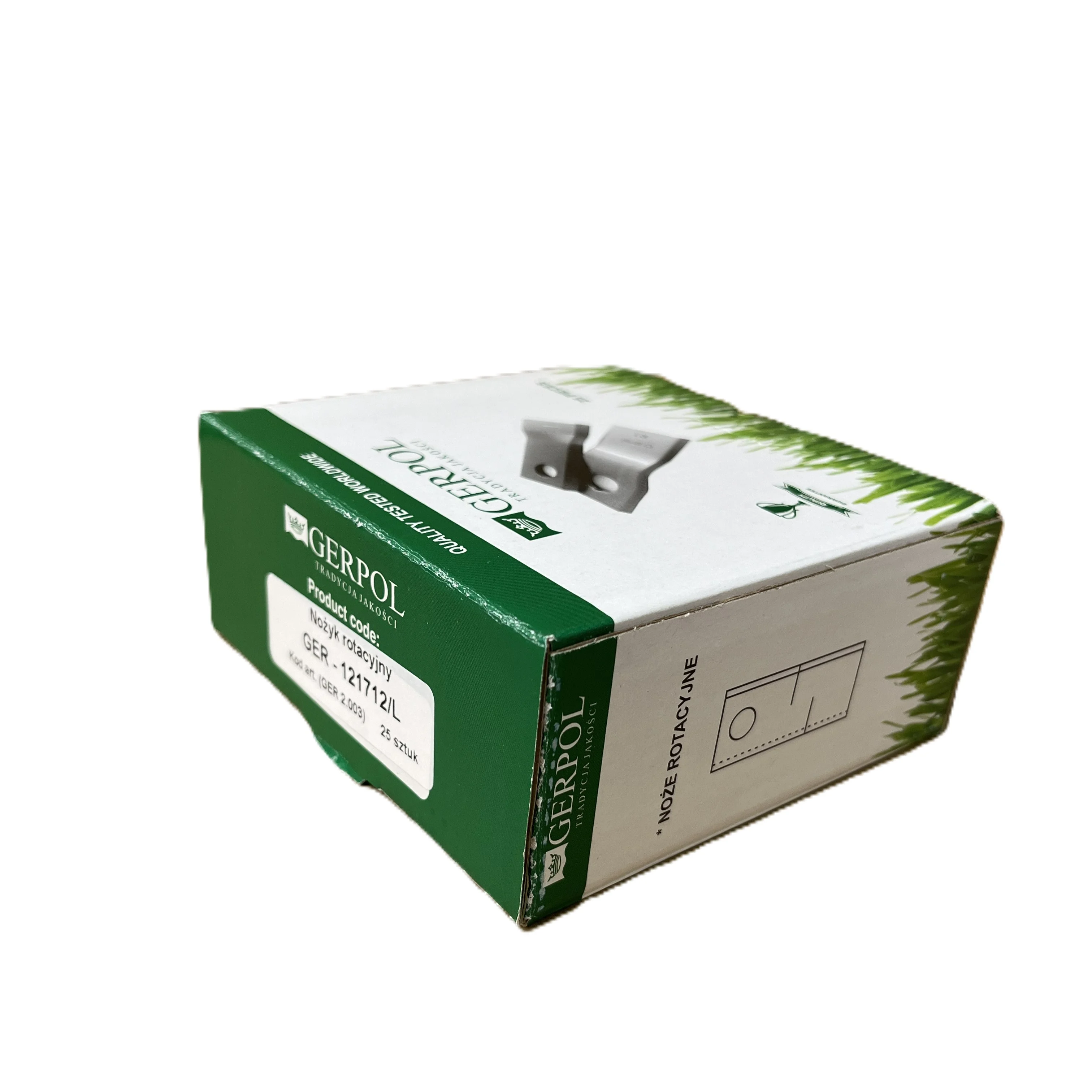 Gerpol - 121712 - Mähklinge links - Packung mit 25 Stück