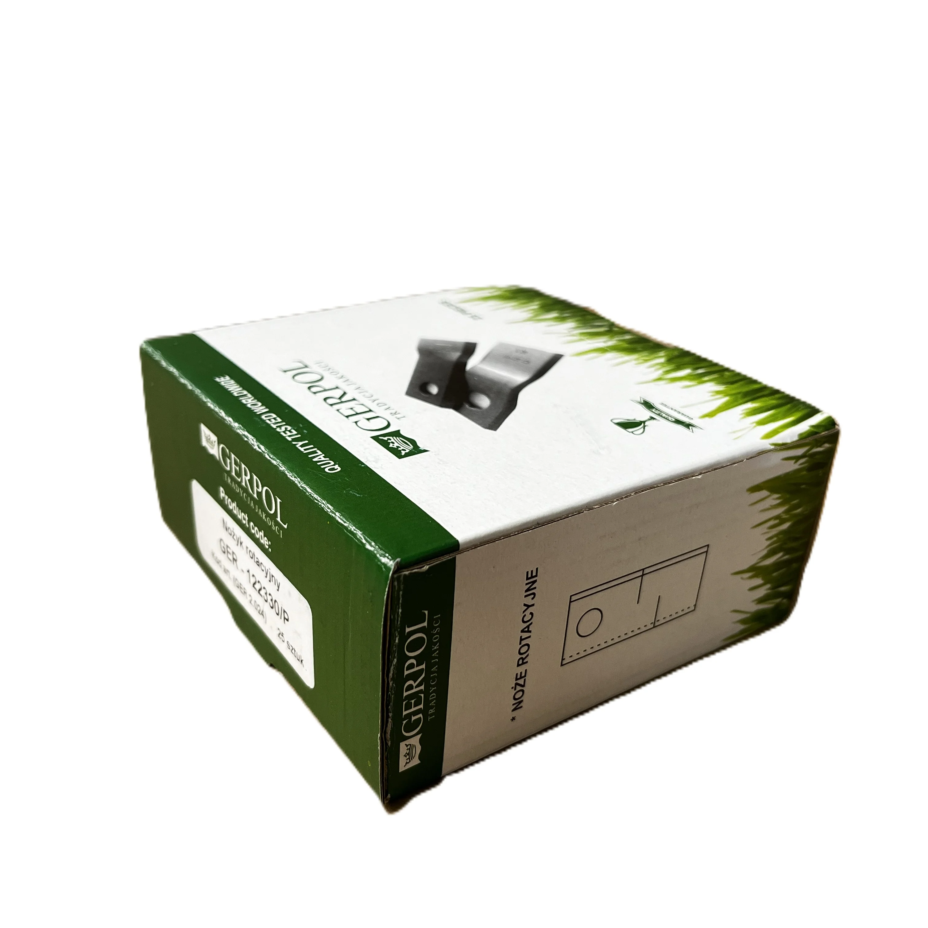 Gerpol - 122330 - Mähklinge rechts - Packung mit 25 Stück