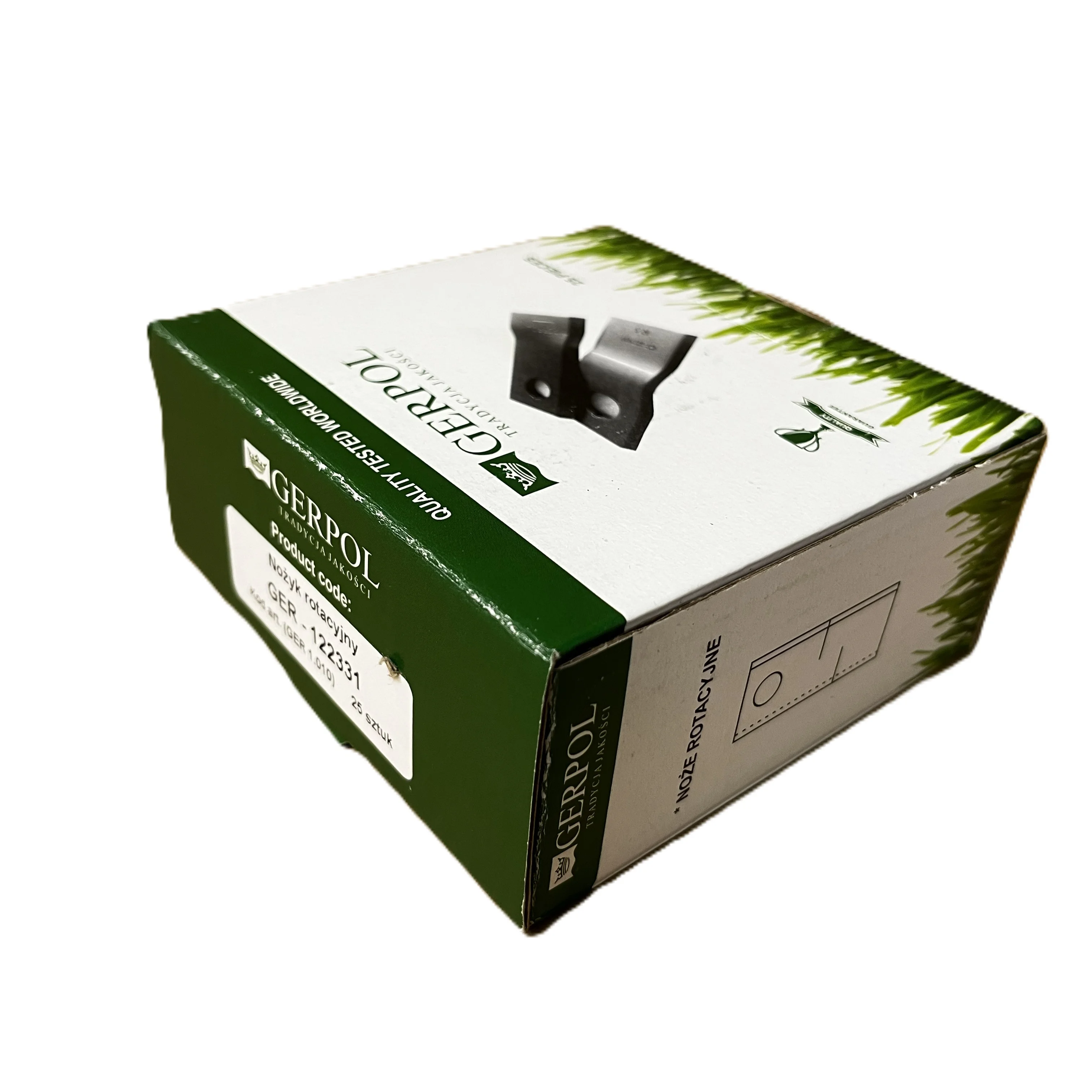 Gerpol - 122331 - Kreiselmäherklinge - Packung mit 25 Stück