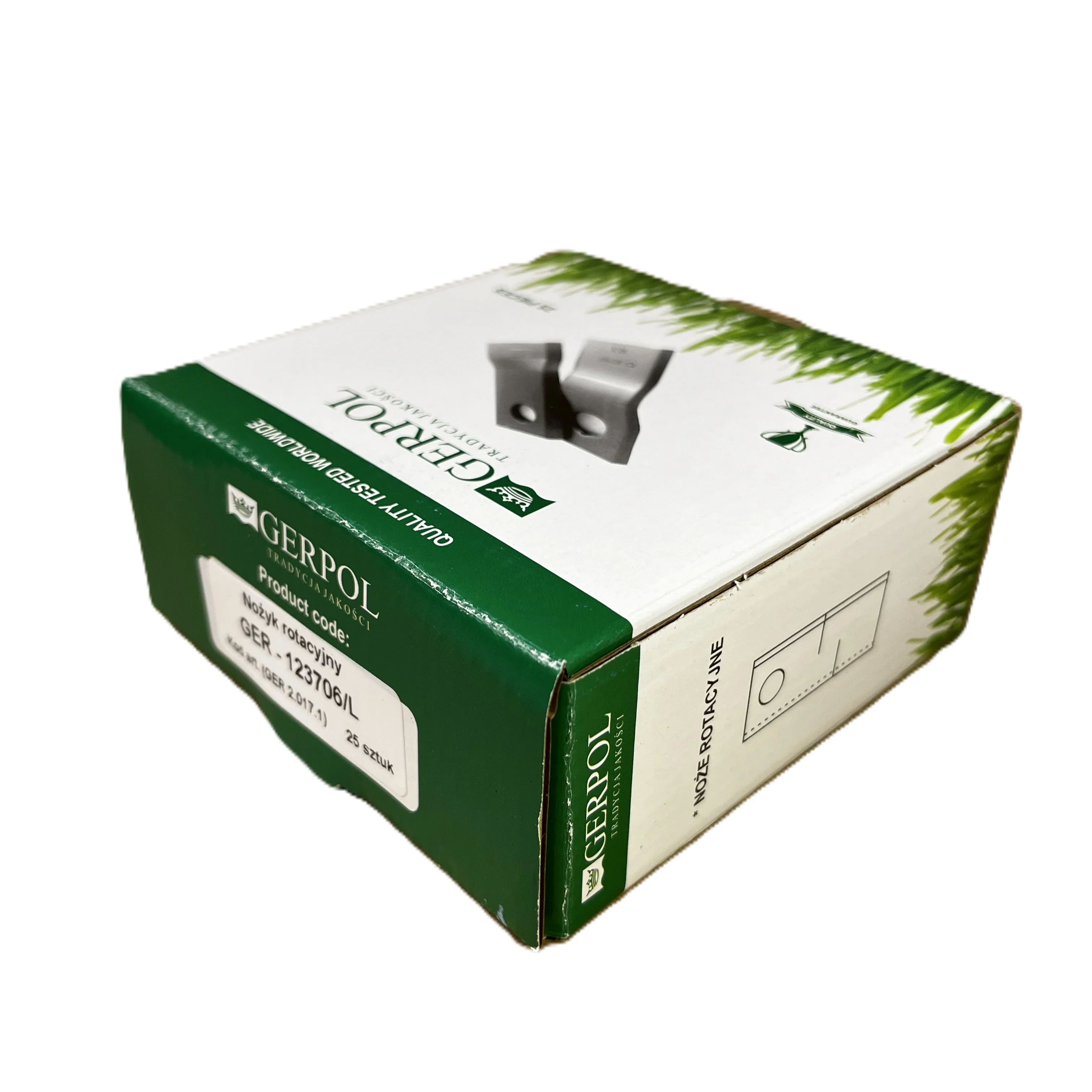 Gerpol - 123706 - Mähklinge links - Packung mit 25 Stück