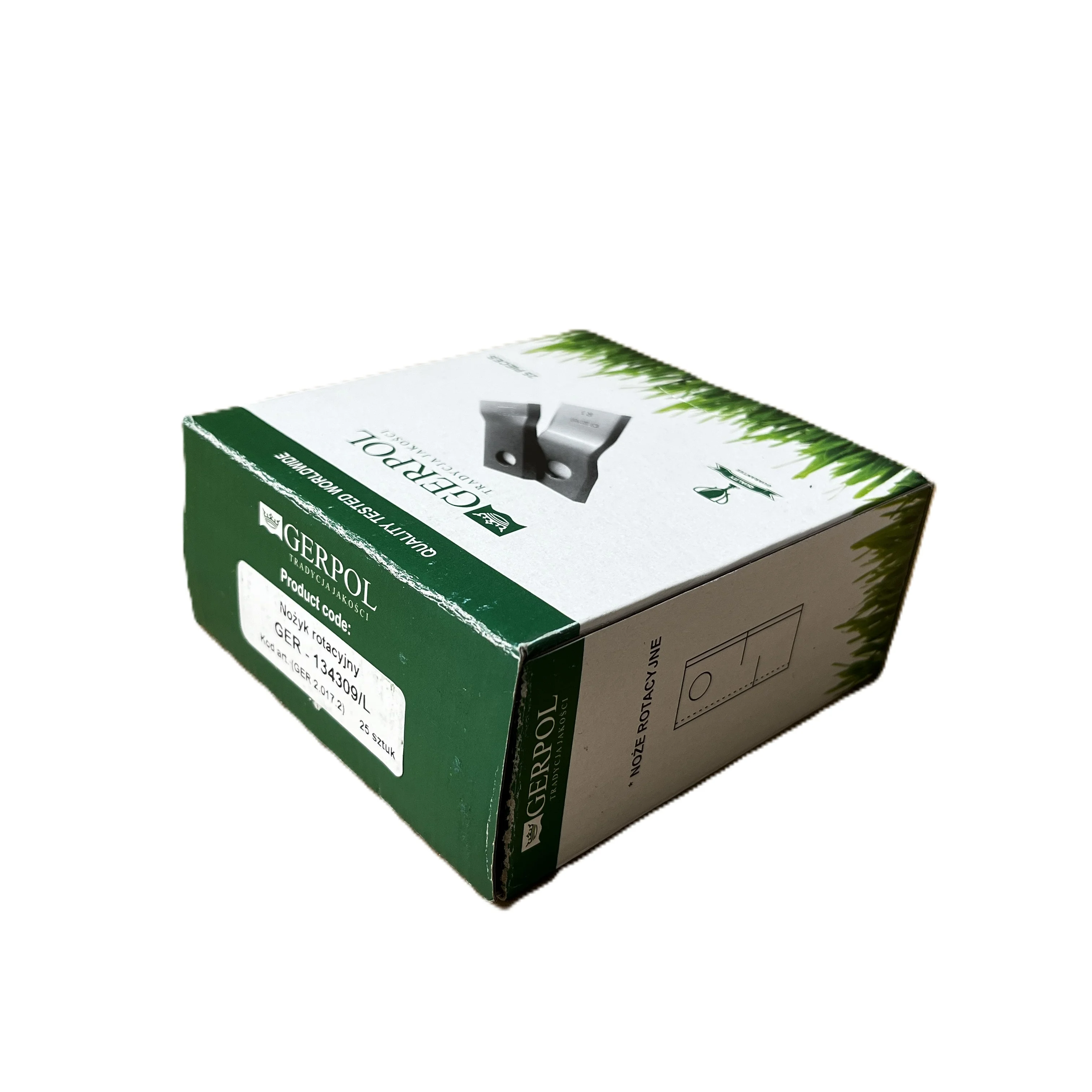 Gerpol - 134309 - Mähklinge links - Packung mit 25 Stück