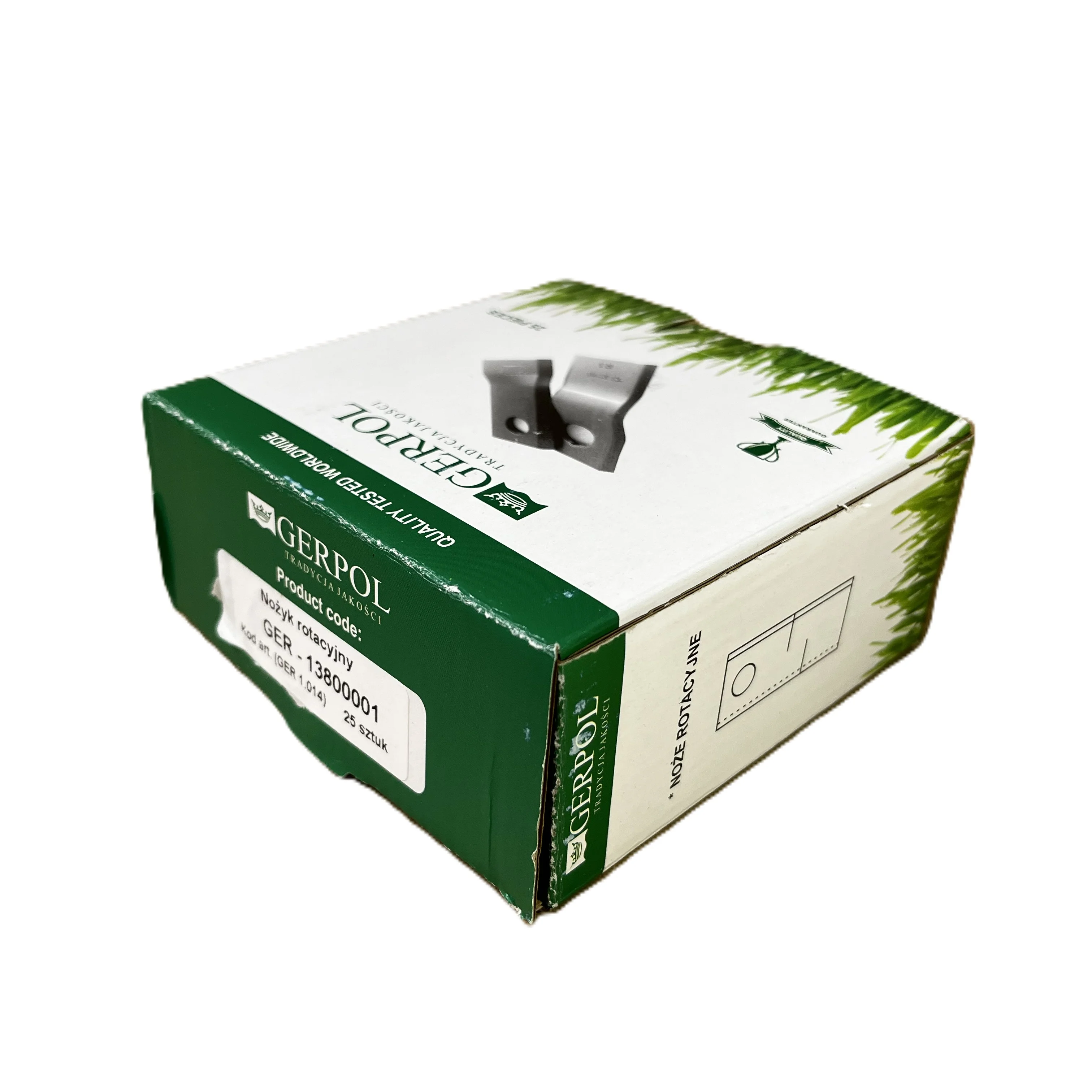 Gerpol - 1380-0001 - Kreiselmäherklinge - Packung mit 25 Stück
