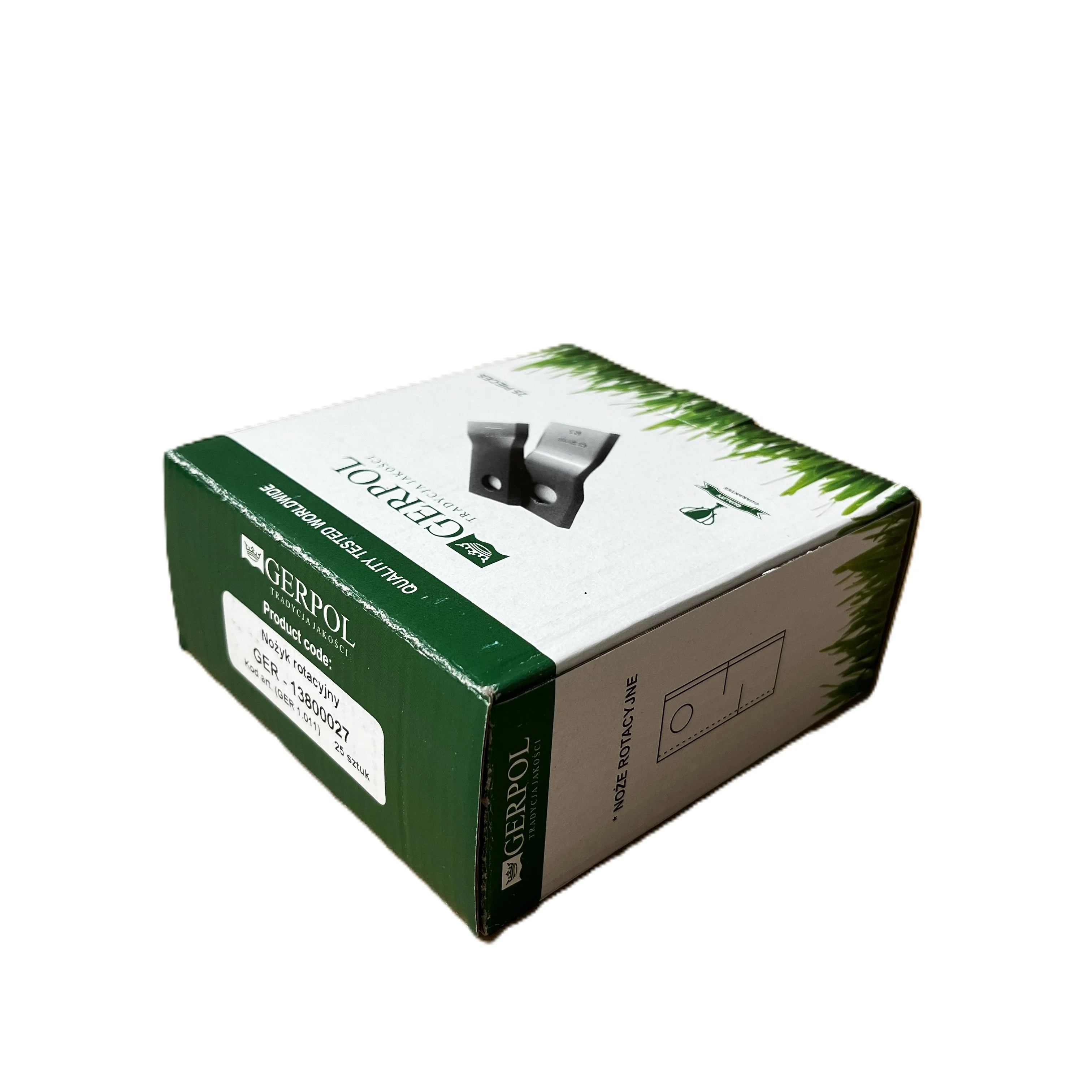 Gerpol - 1380-0027 - Kreiselmäherklinge - Packung mit 25 Stück