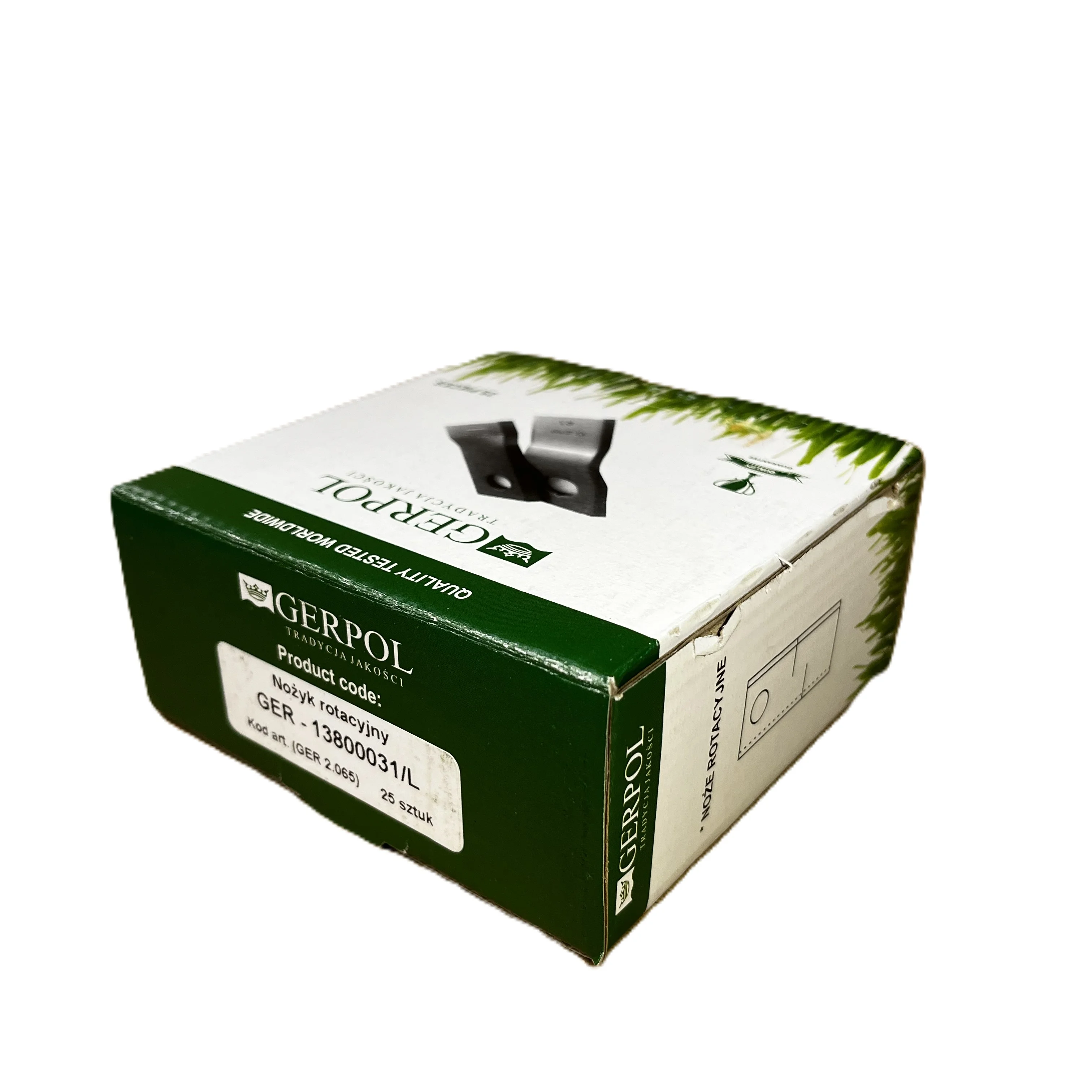 Gerpol - 1380-0031 - Mähklinge links - Packung mit 25 Stück