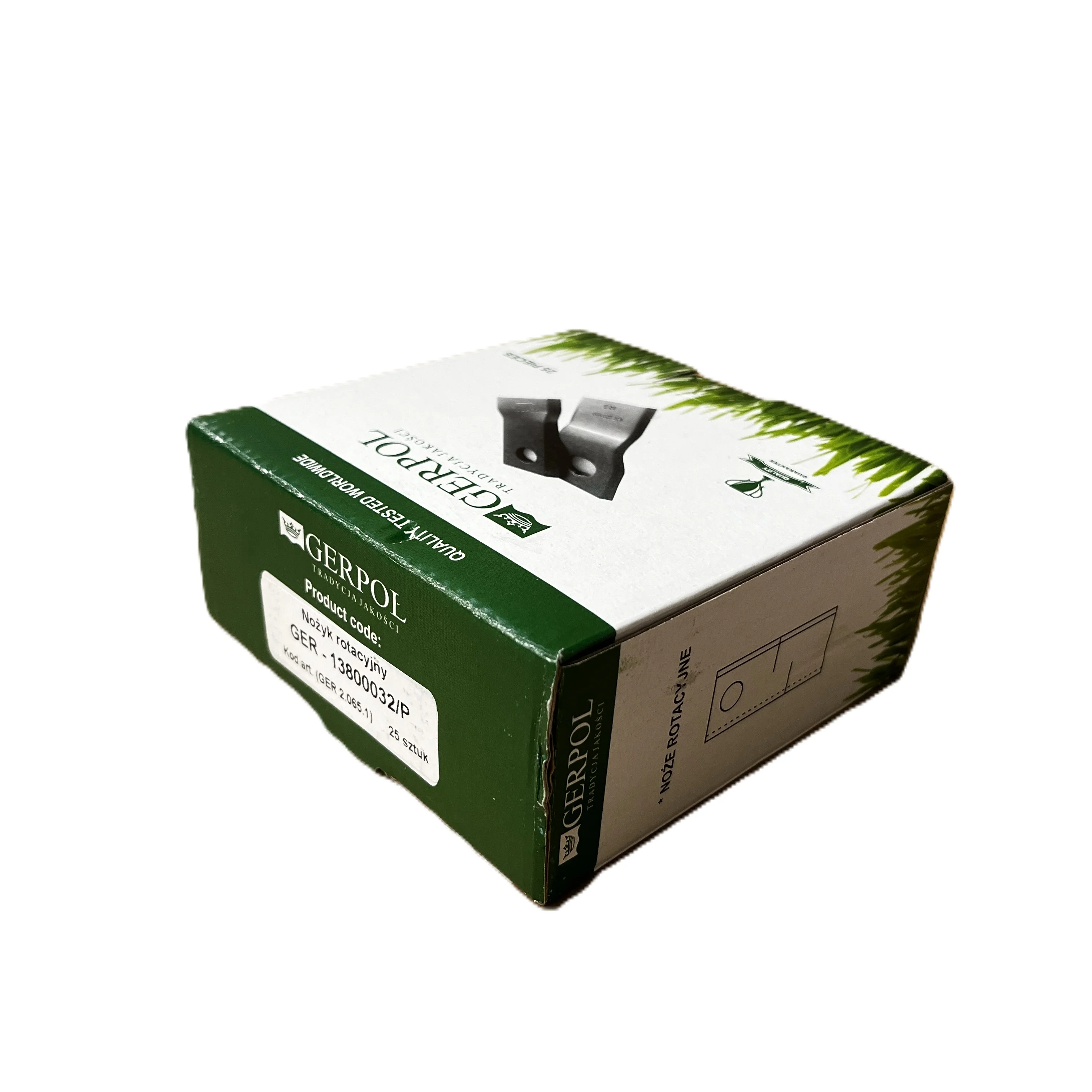 Gerpol - 1380-0032 - Mähklinge rechts - Packung mit 25 Stück