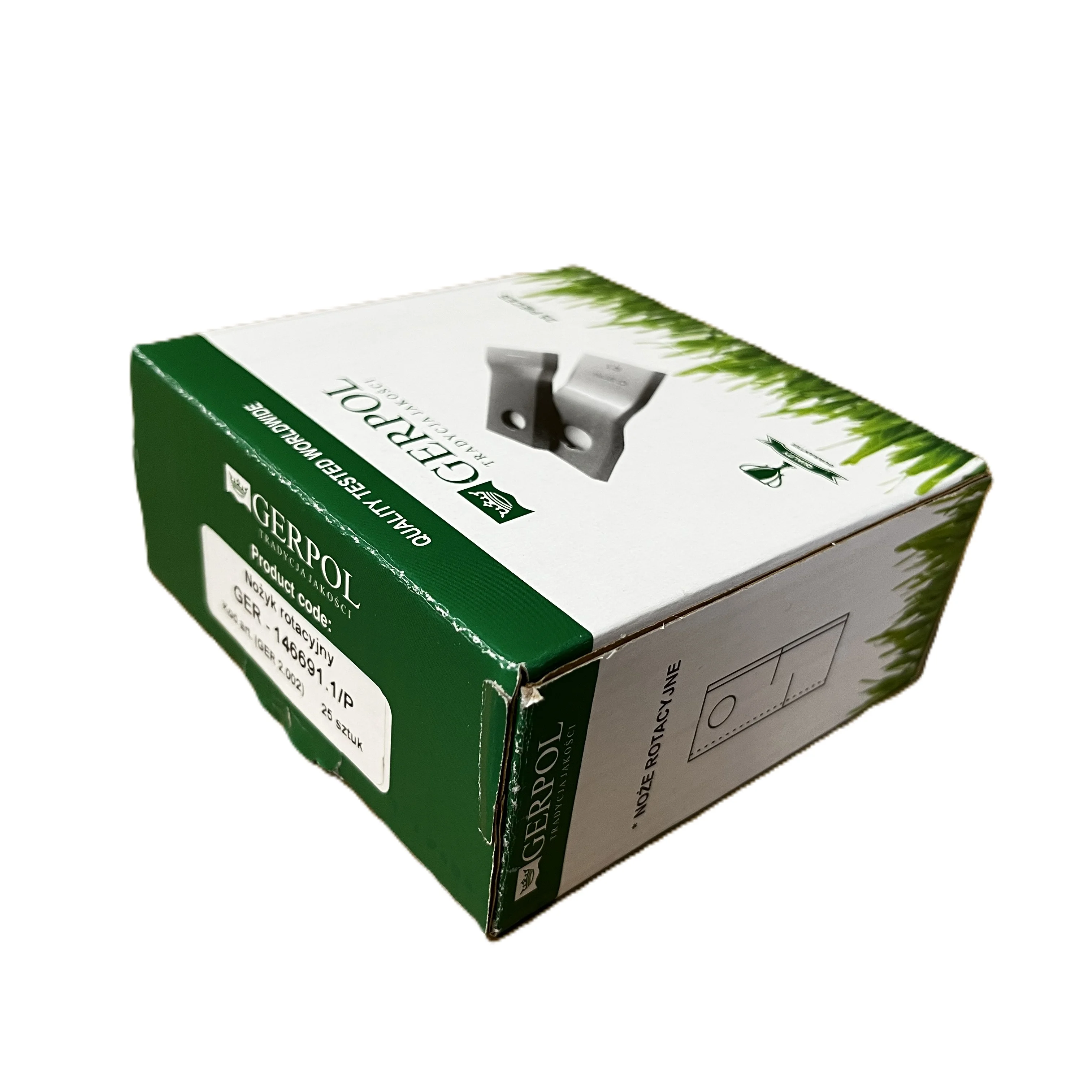 Gerpol - 146691.1 - Mähklinge rechts - Packung mit 25 Stück