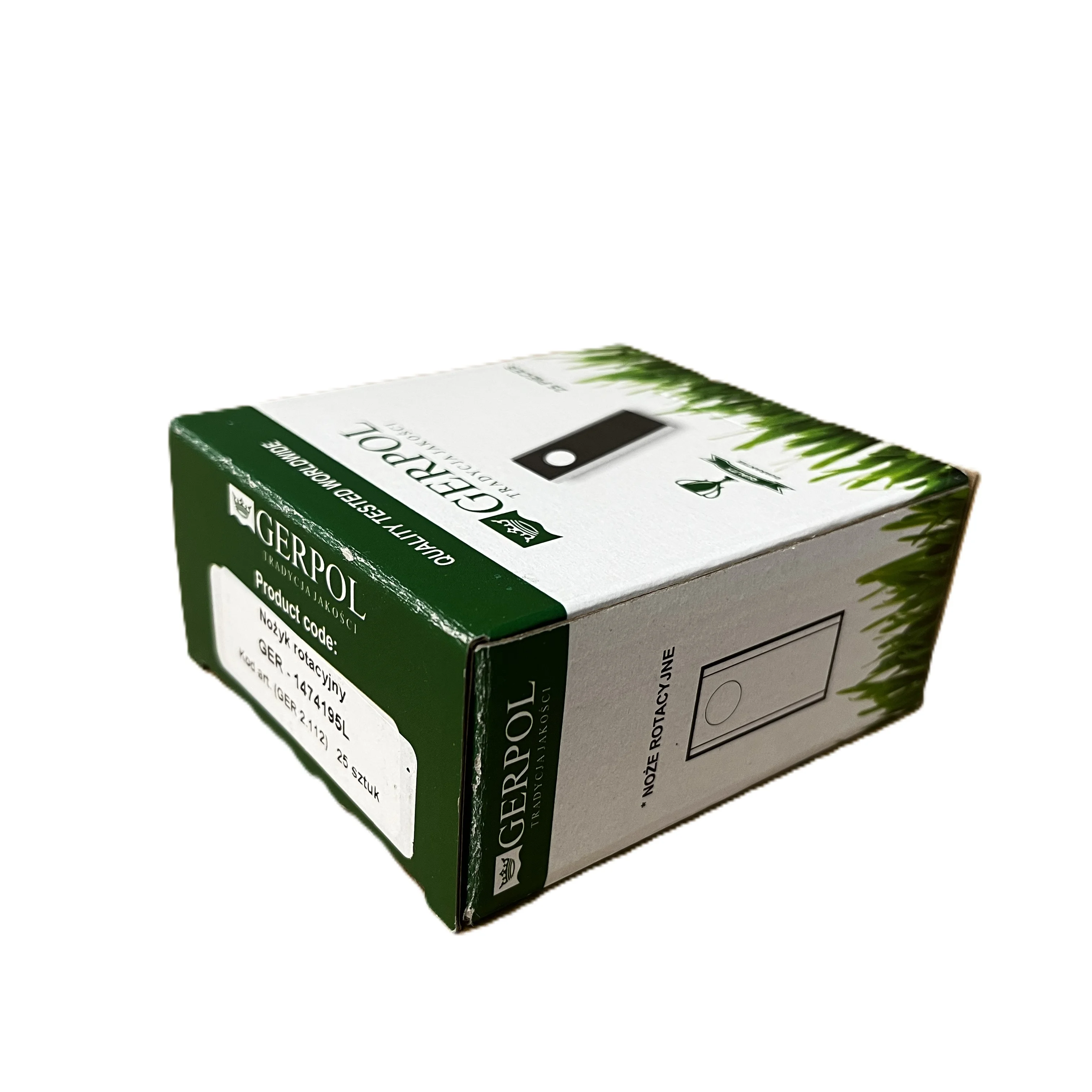 Gerpol - 1474195 - Mähklinge links - Packung mit 25 Stück
