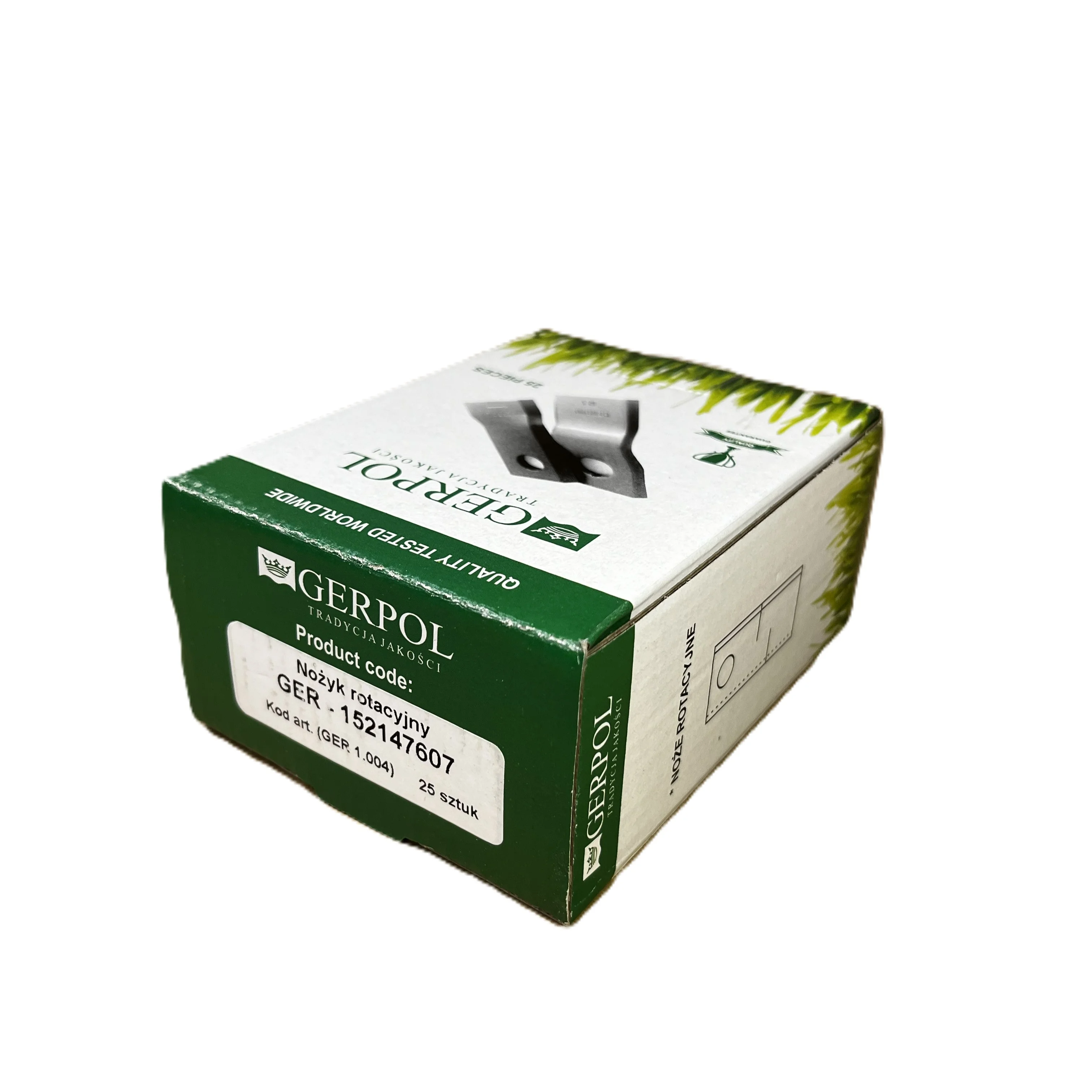Gerpol - 152147607 - Kreiselmäherklinge - Packung mit 25 Stück