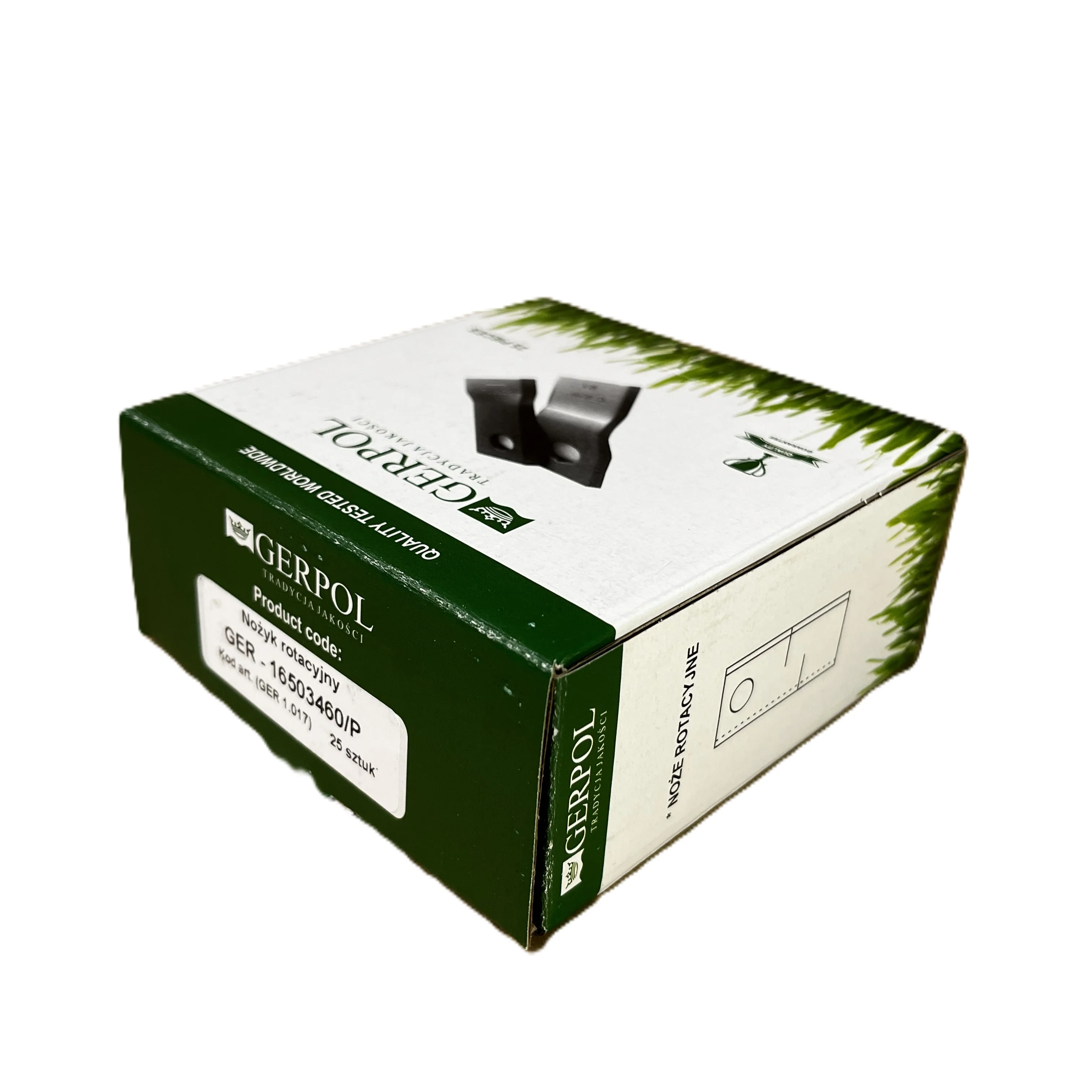 Gerpol - 16503460 - Kreiselmäherklinge - Packung mit 25 Stück