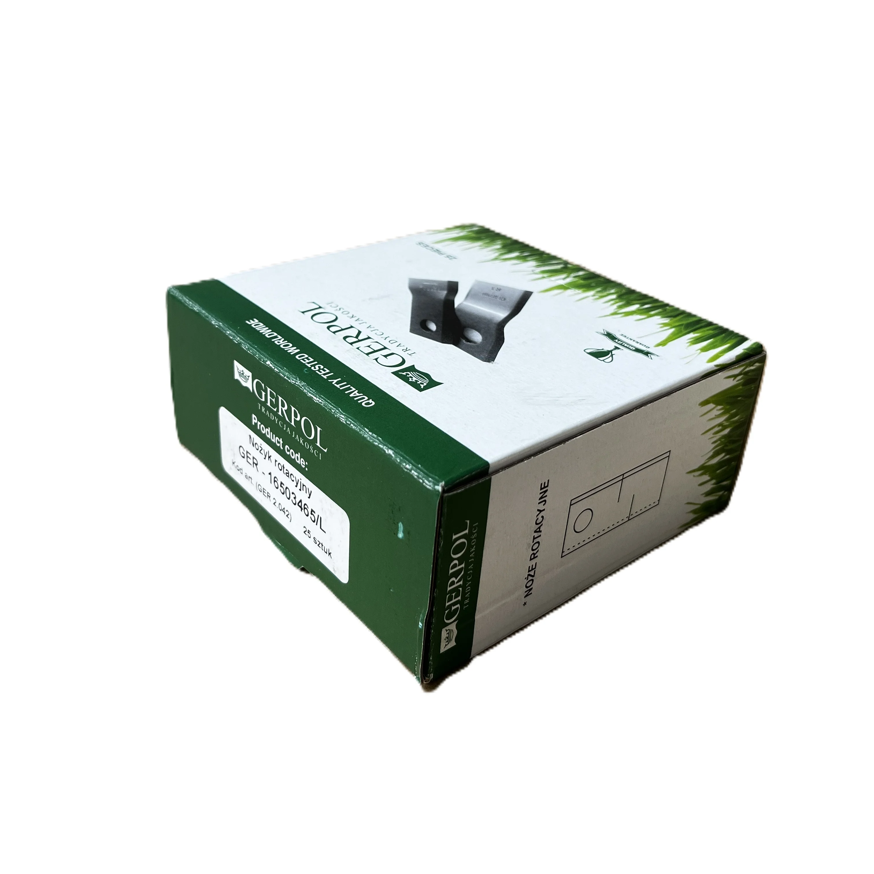Gerpol - 16503465 - Mähklinge links - Packung mit 25 Stück