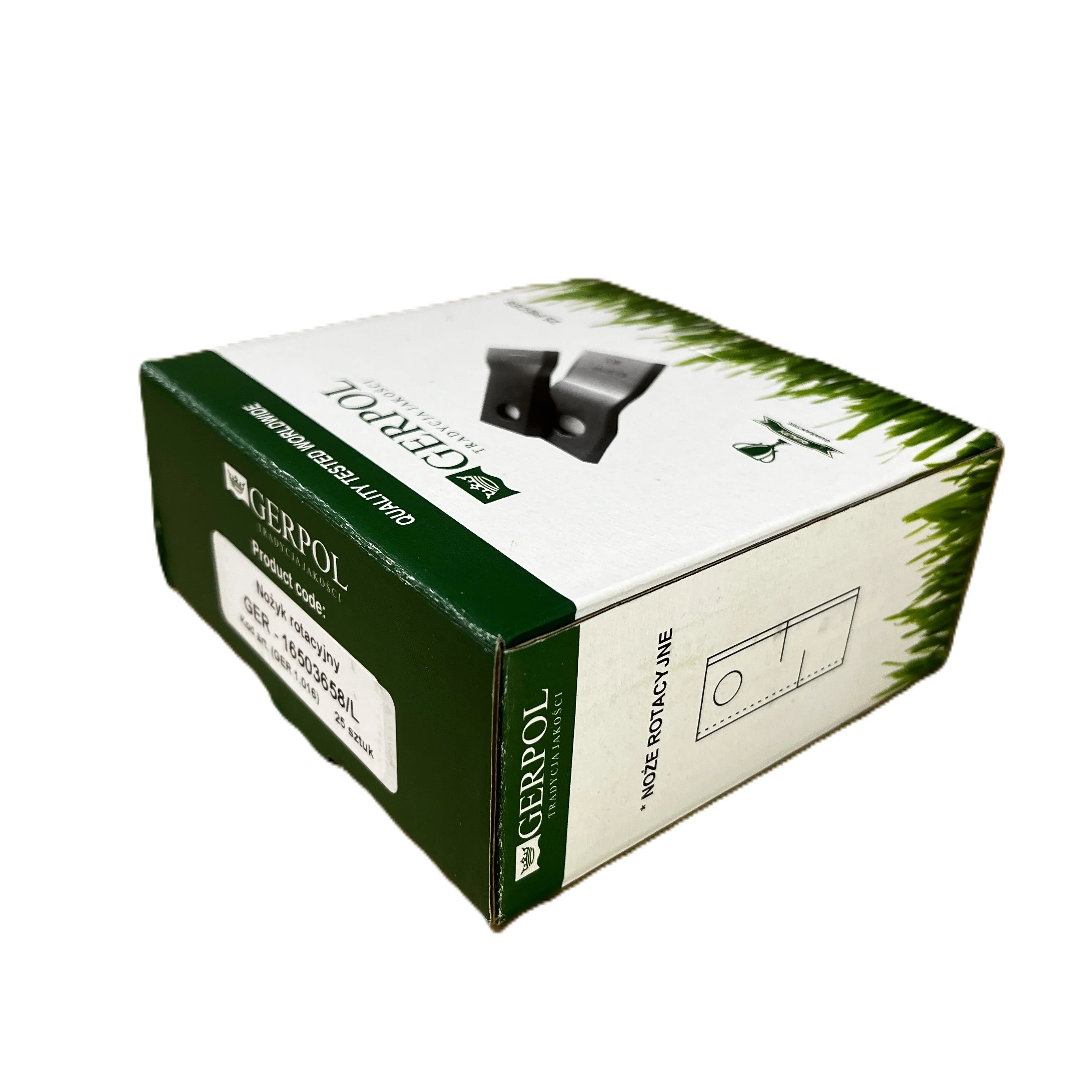 Gerpol - 16503658 - Kreiselmäherklinge - Packung mit 25 Stück