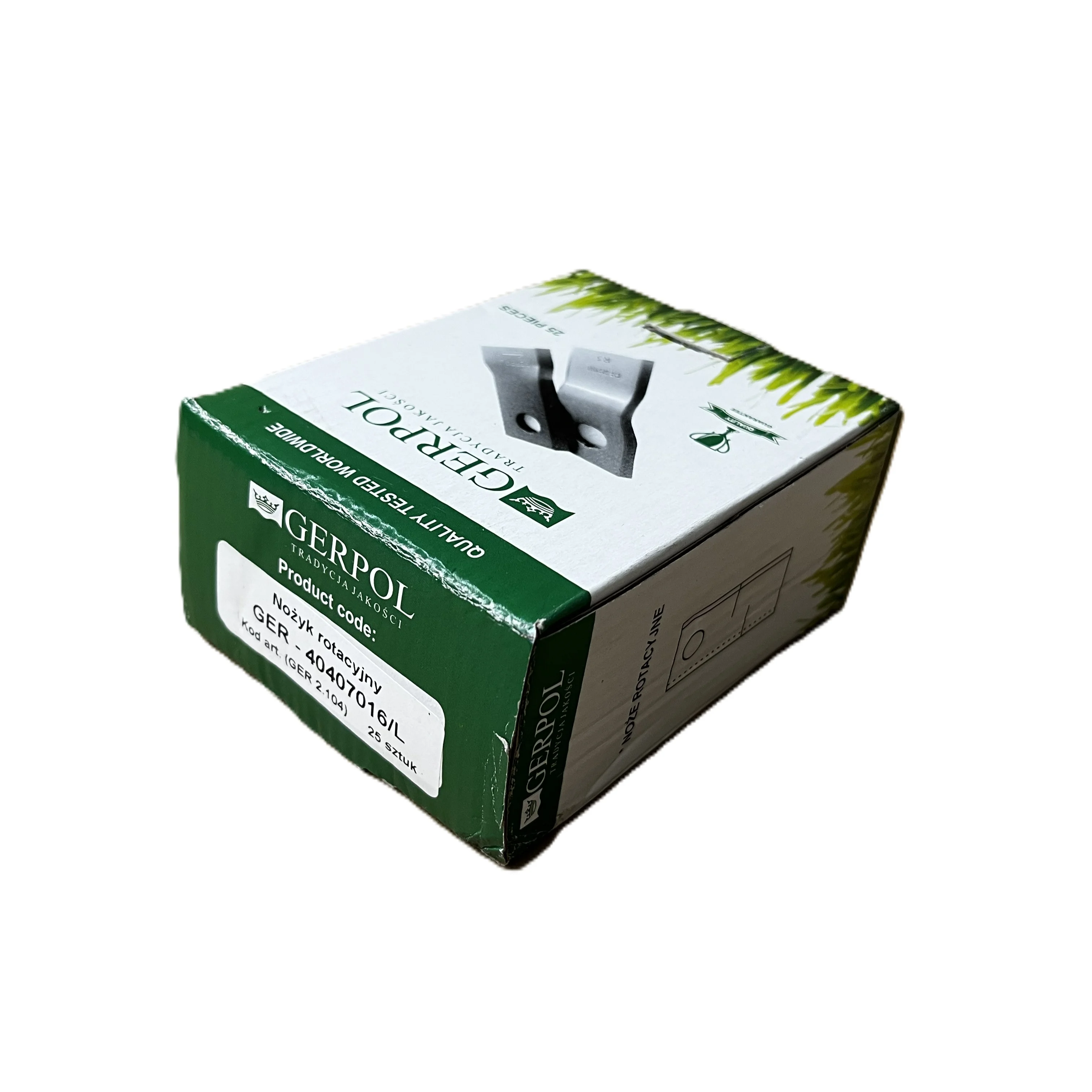 Gerpol - 4047016 - Mähklinge links - Packung mit 25 Stück