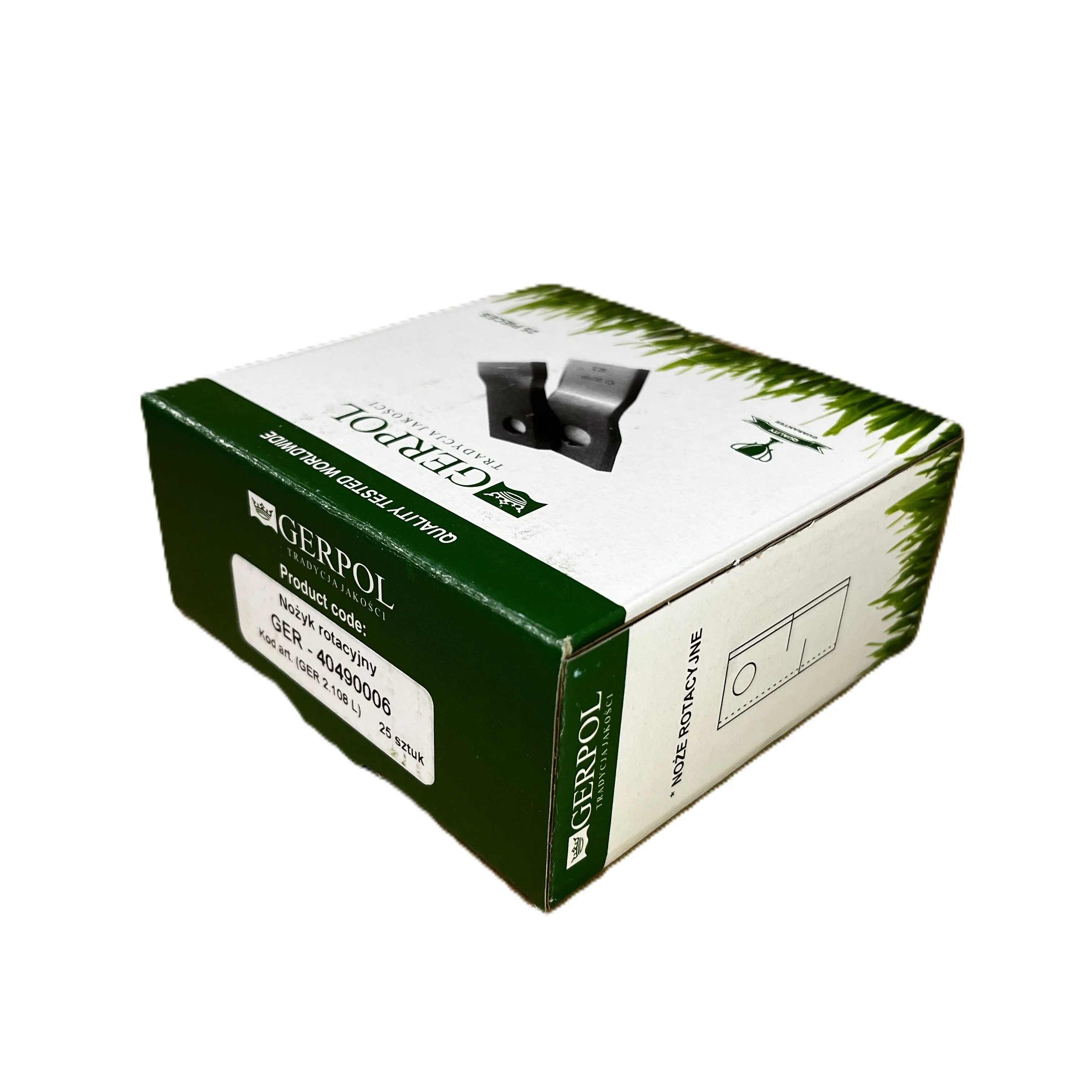 Gerpol - 40490006 - Mähklinge links - Packung mit 25 Stück