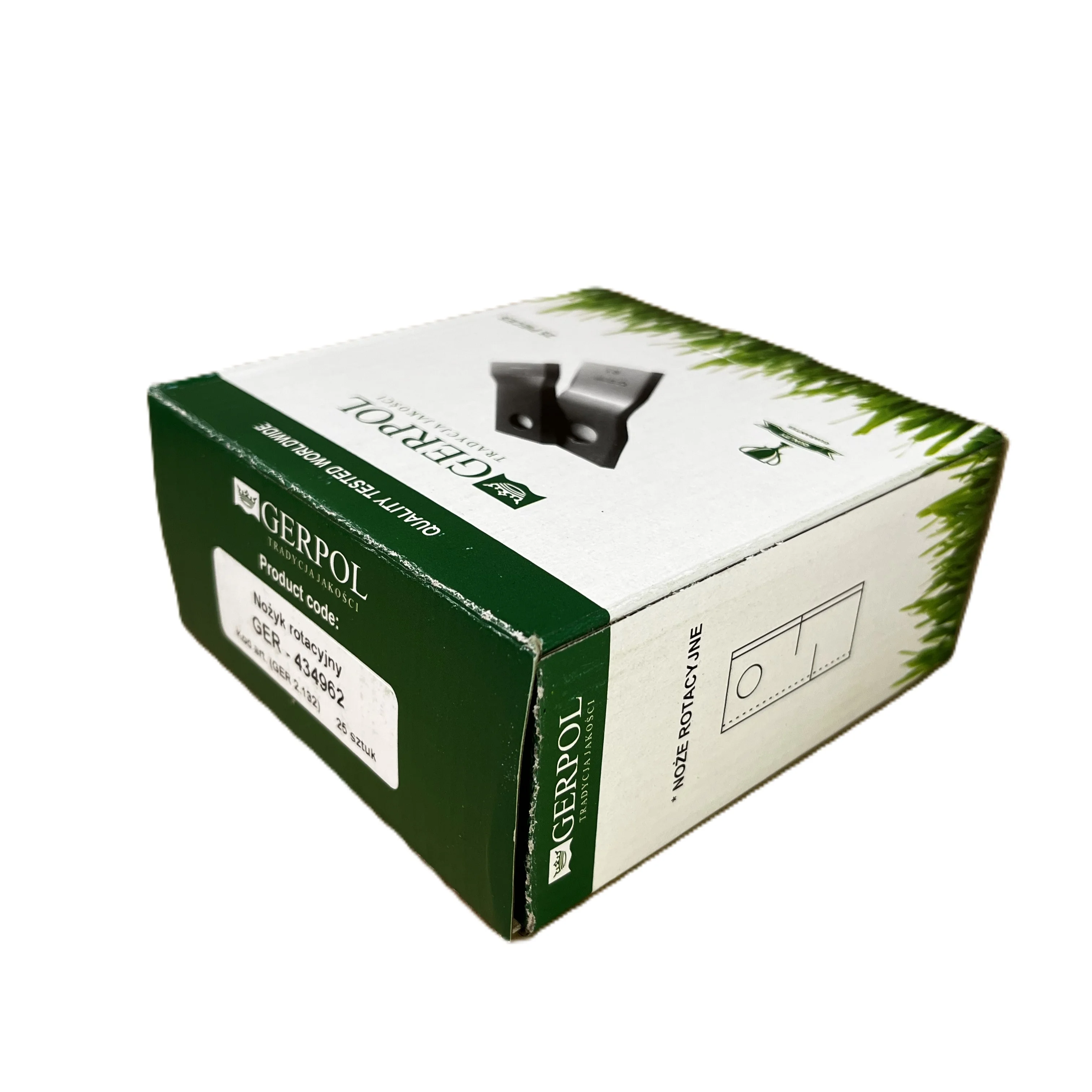 Gerpol - 434962 - Mähklinge links - Packung mit 25 Stück