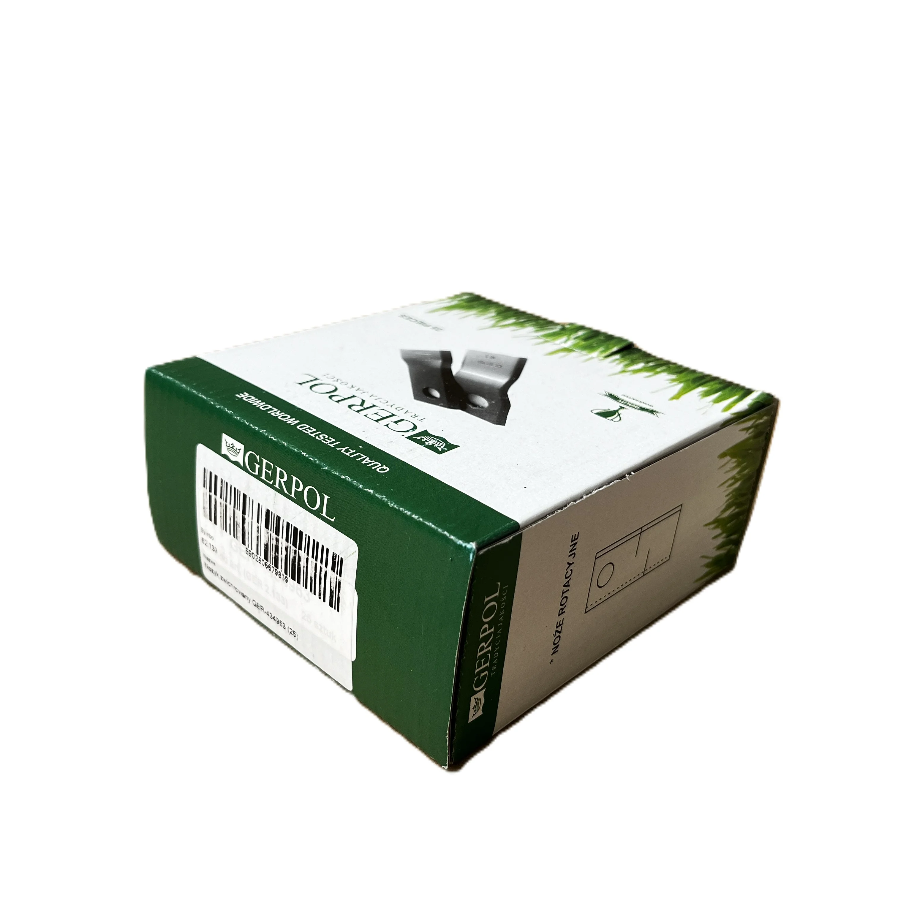 Gerpol - 434963 - Mähklinge rechts - Packung mit 25 Stück