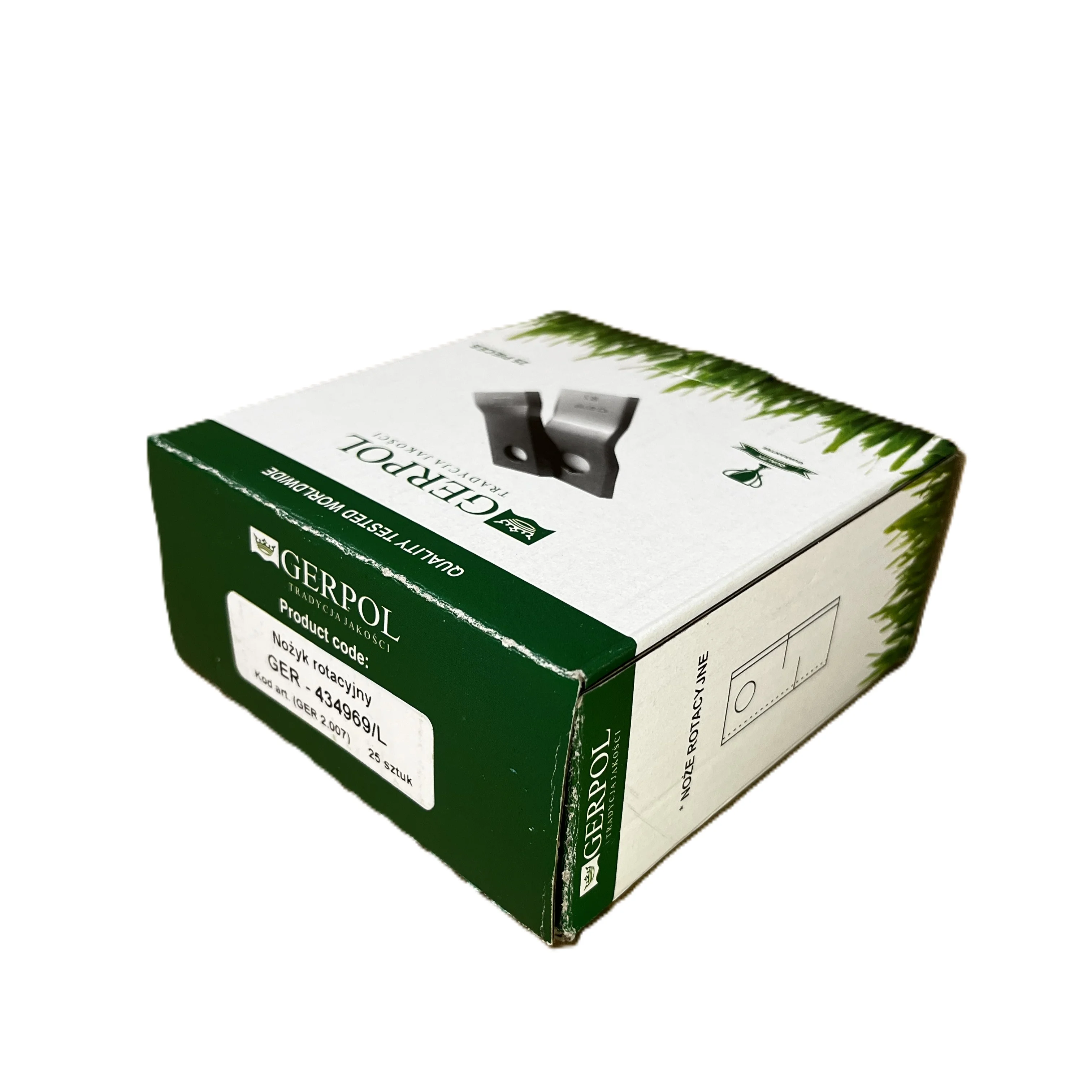 Gerpol - 434969 - Mähklinge links - Packung mit 25 Stück
