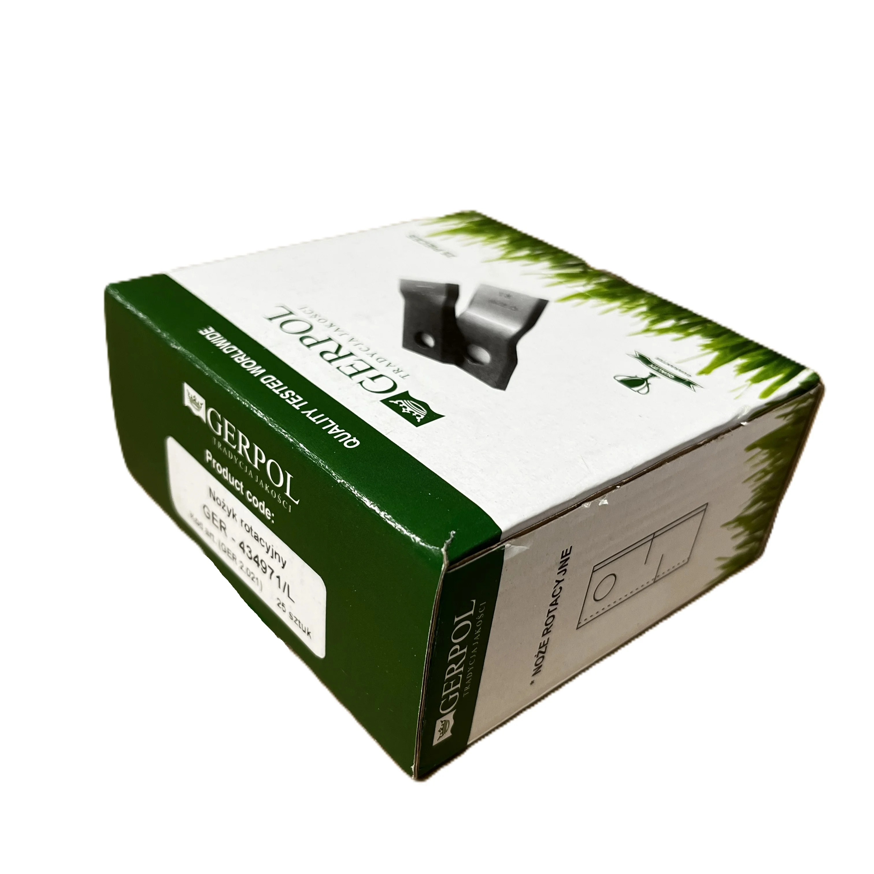 Gerpol - 434971 - Mähklinge links - Packung mit 25 Stück