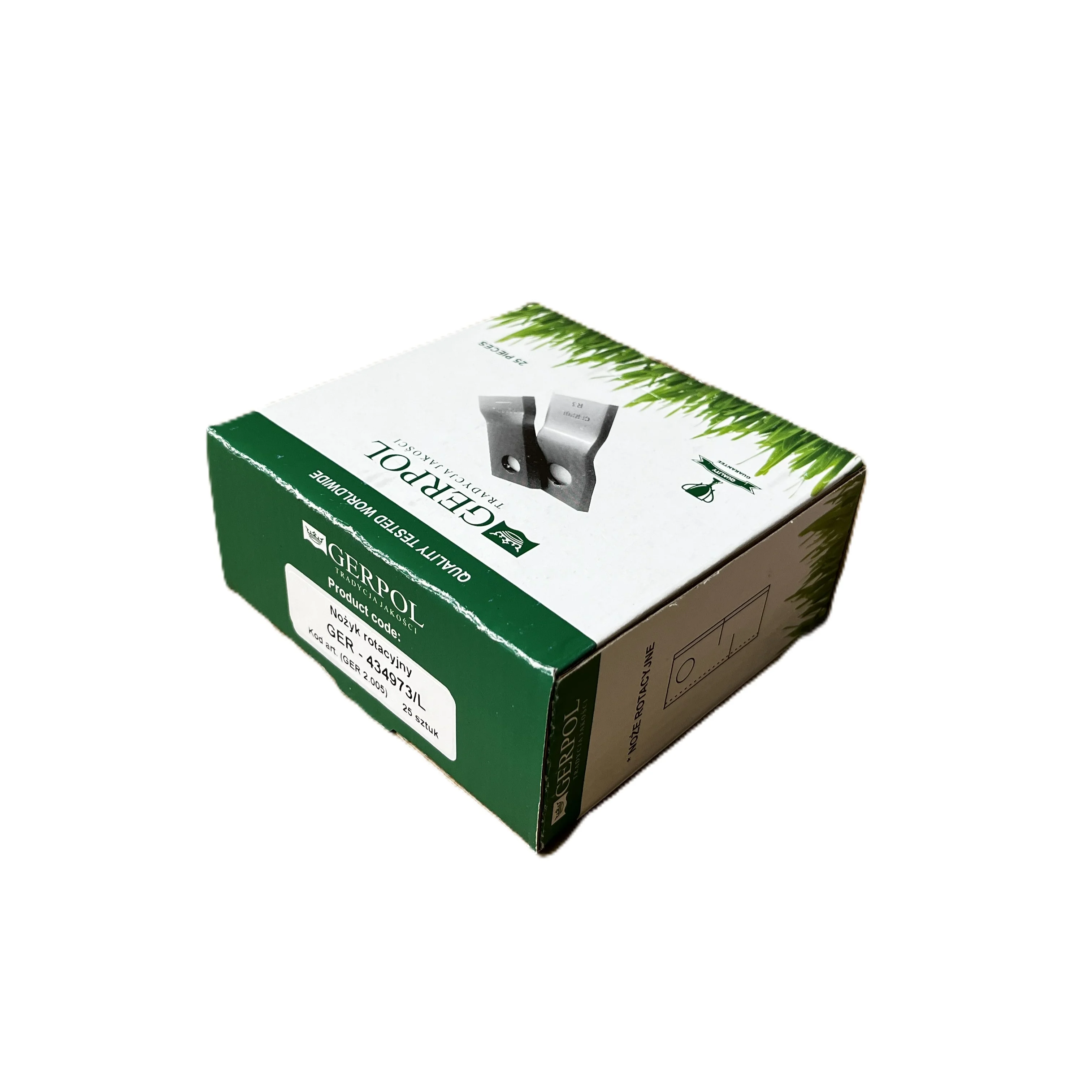 Gerpol - 434973 - Mähklinge links - Packung mit 25 Stück