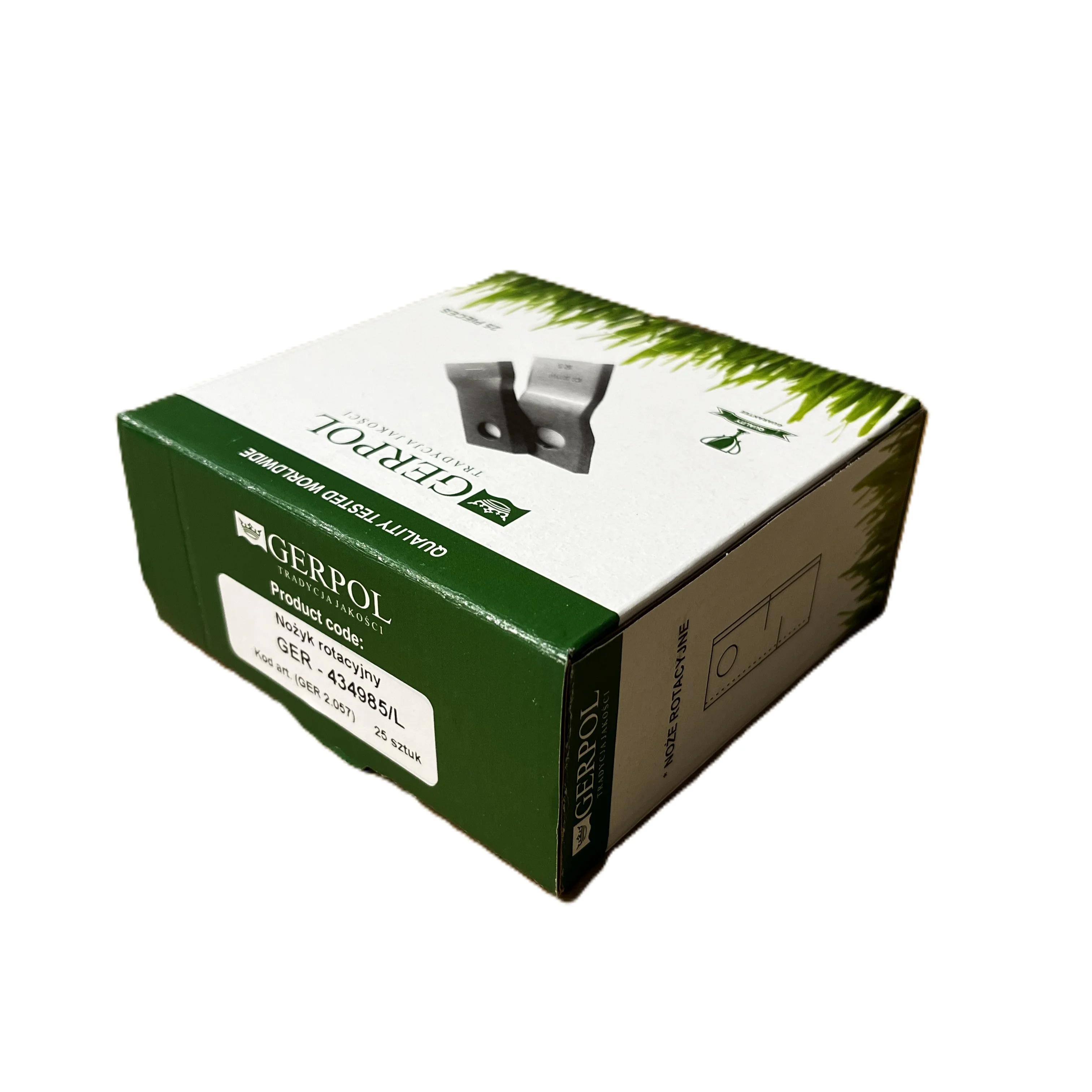 Gerpol - 434985 - Mähklinge links - Packung mit 25 Stück