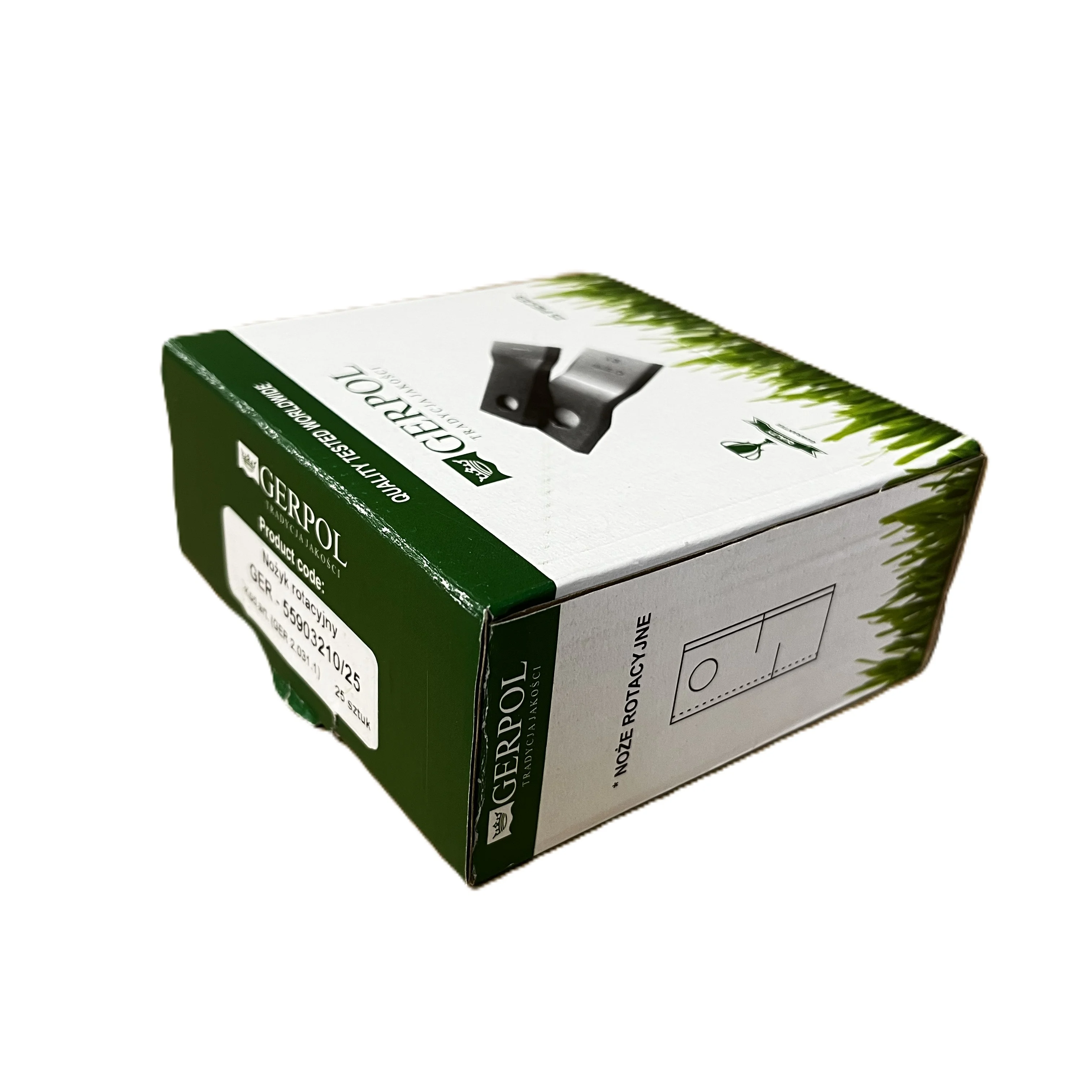 Gerpol - 55903210/21 - Mähklinge links - Packung mit 25 Stück
