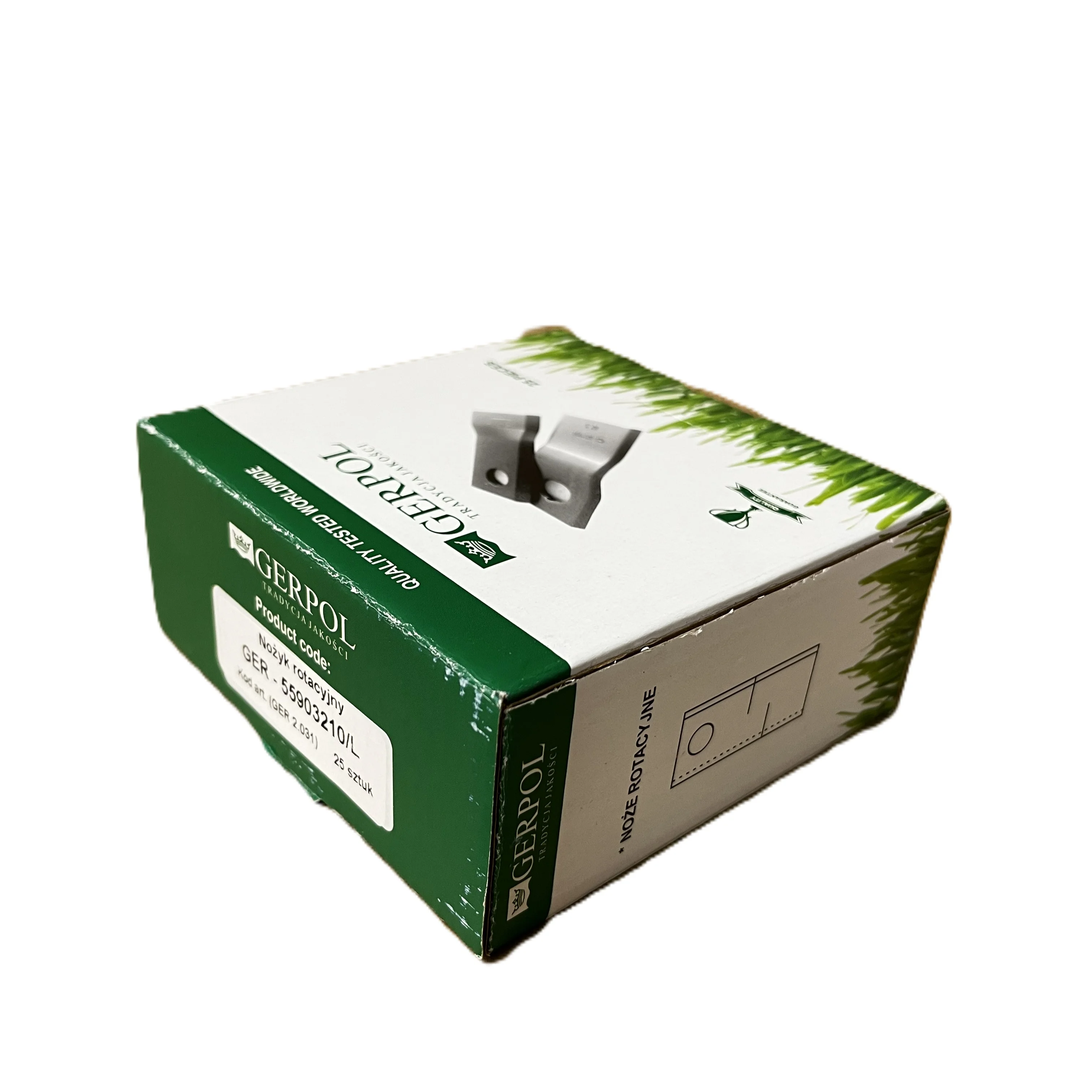 Gerpol - 55903210 - Mähklinge links - Packung mit 25 Stück