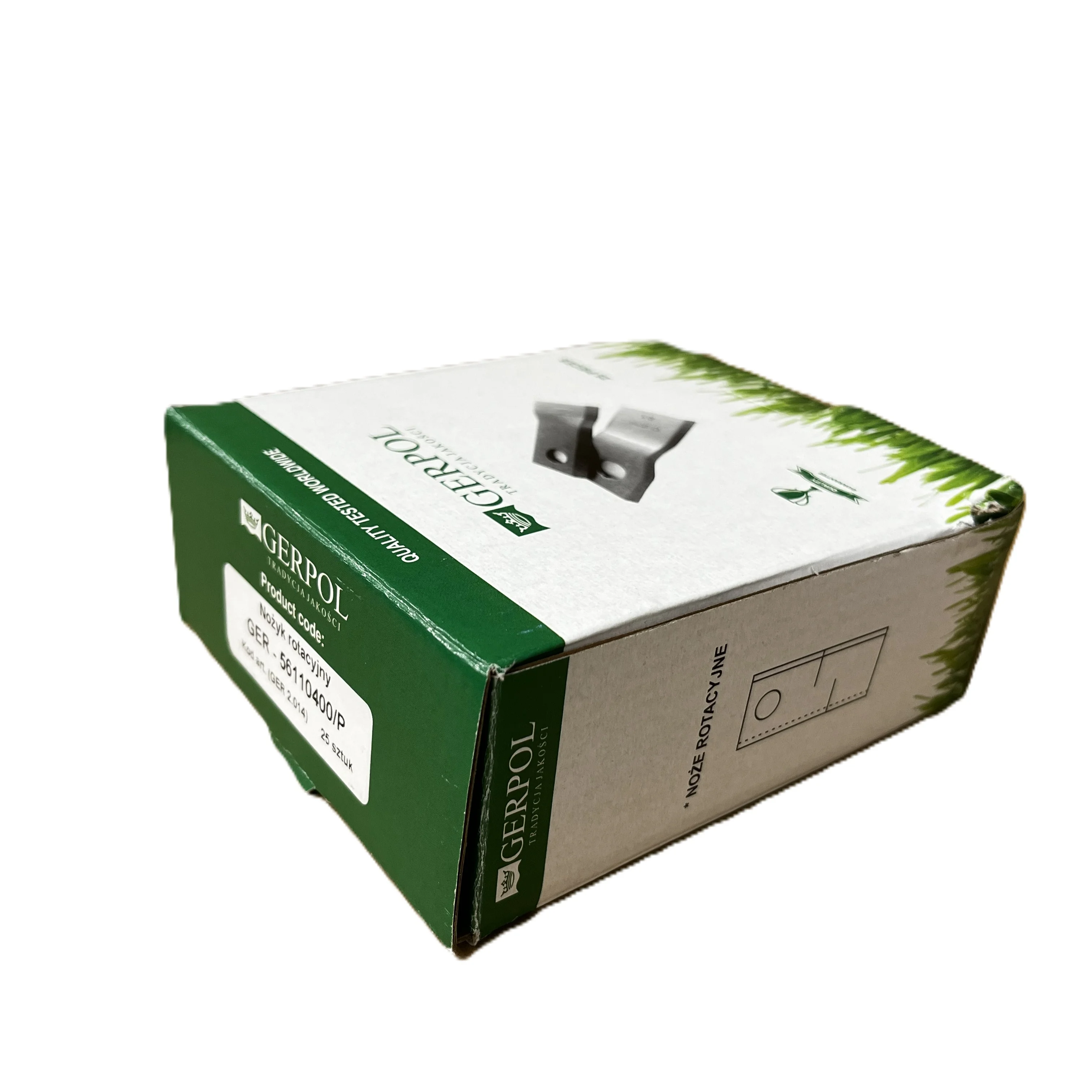 Gerpol - 56110400 - Mähklinge rechts - Packung mit 25 Stück