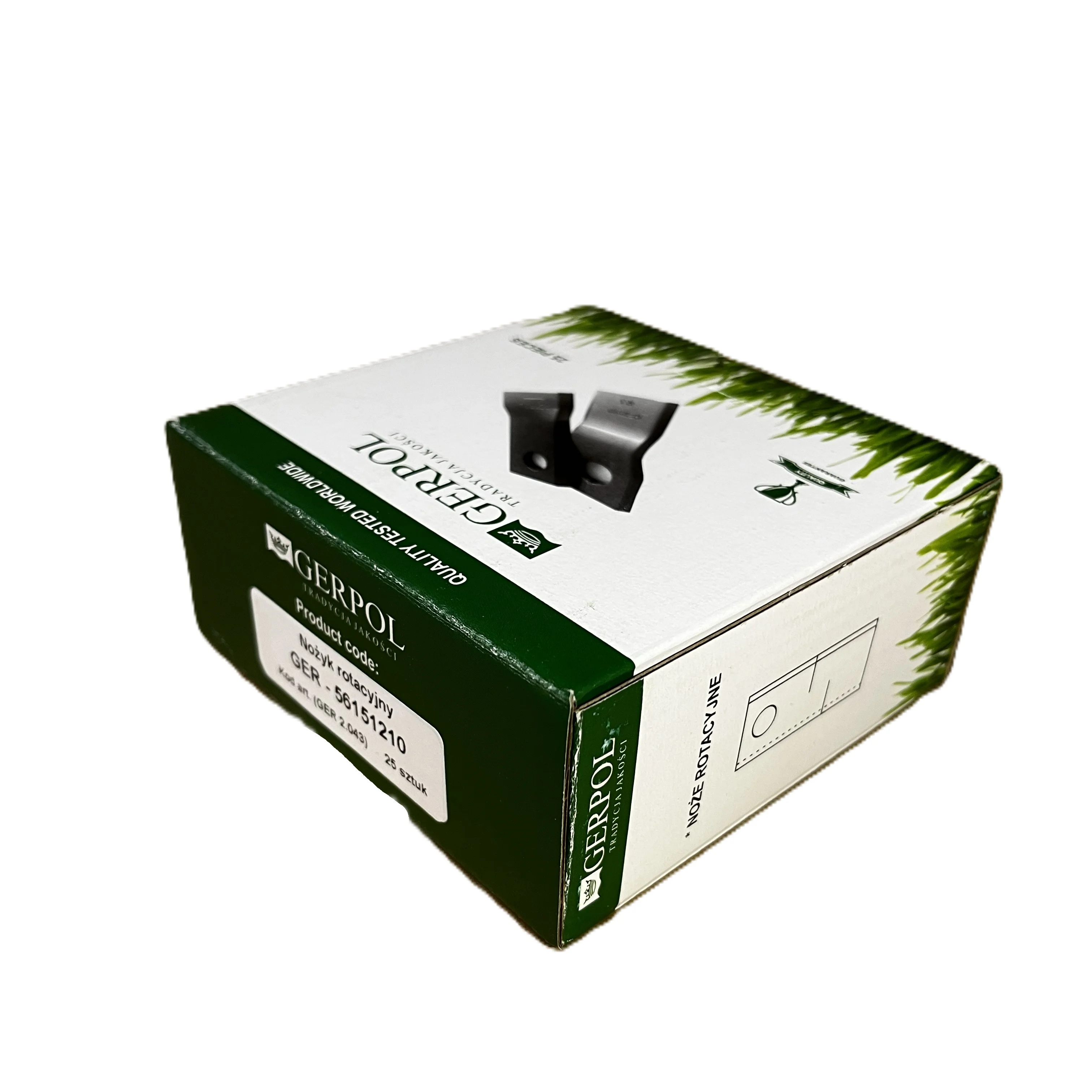 Gerpol - 56151210 - Mähklinge links - Packung mit 25 Stück