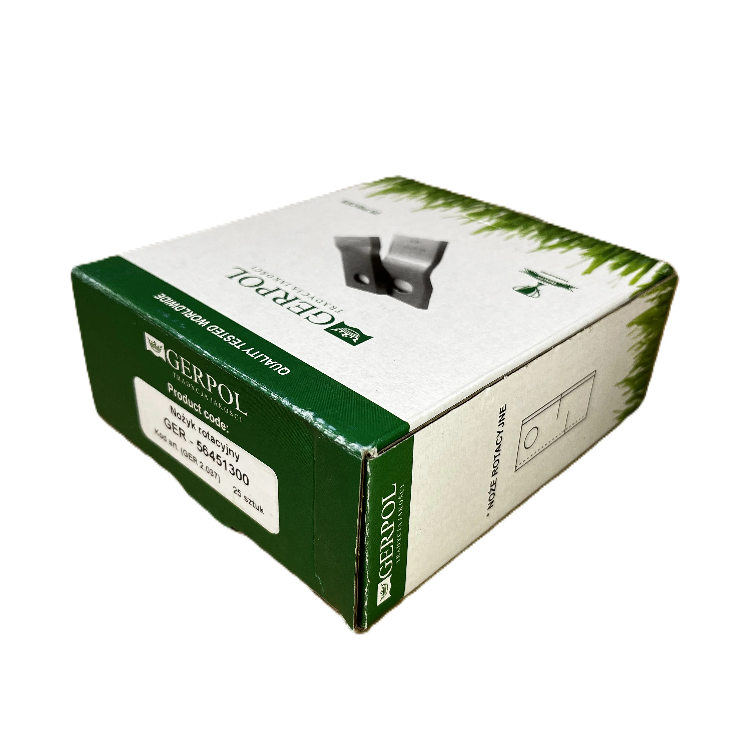 Gerpol - 56451300 - Mähklinge rechts - Packung mit 25 Stück