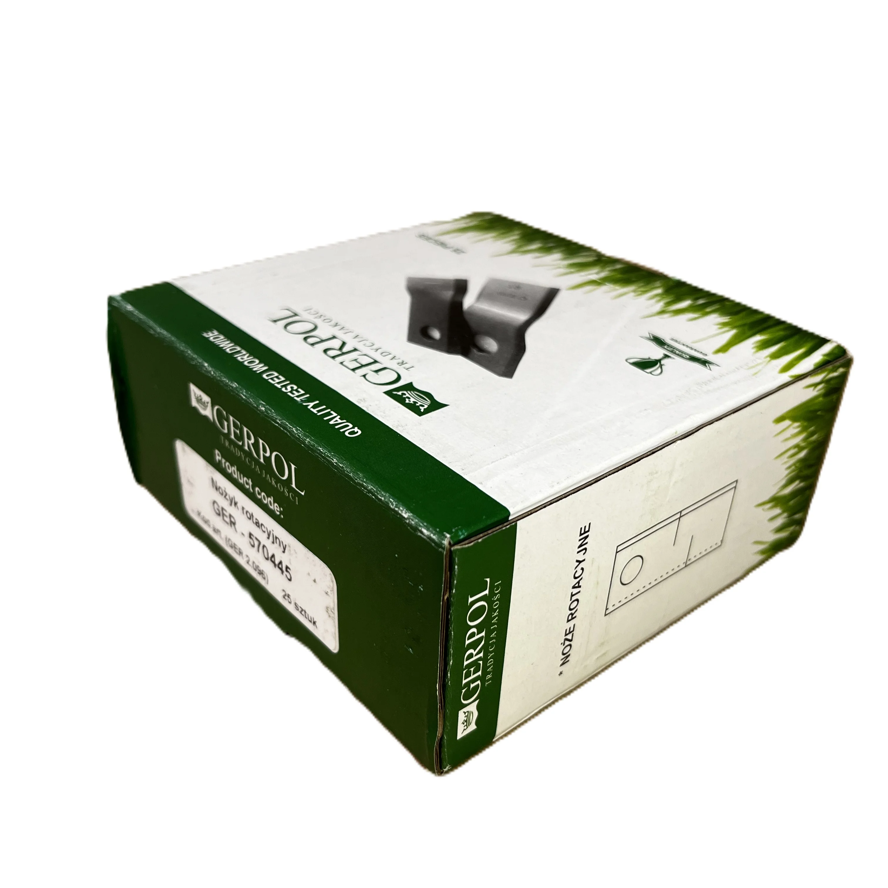 Gerpol - 570445 - Mähklinge links - Packung mit 25 Stück