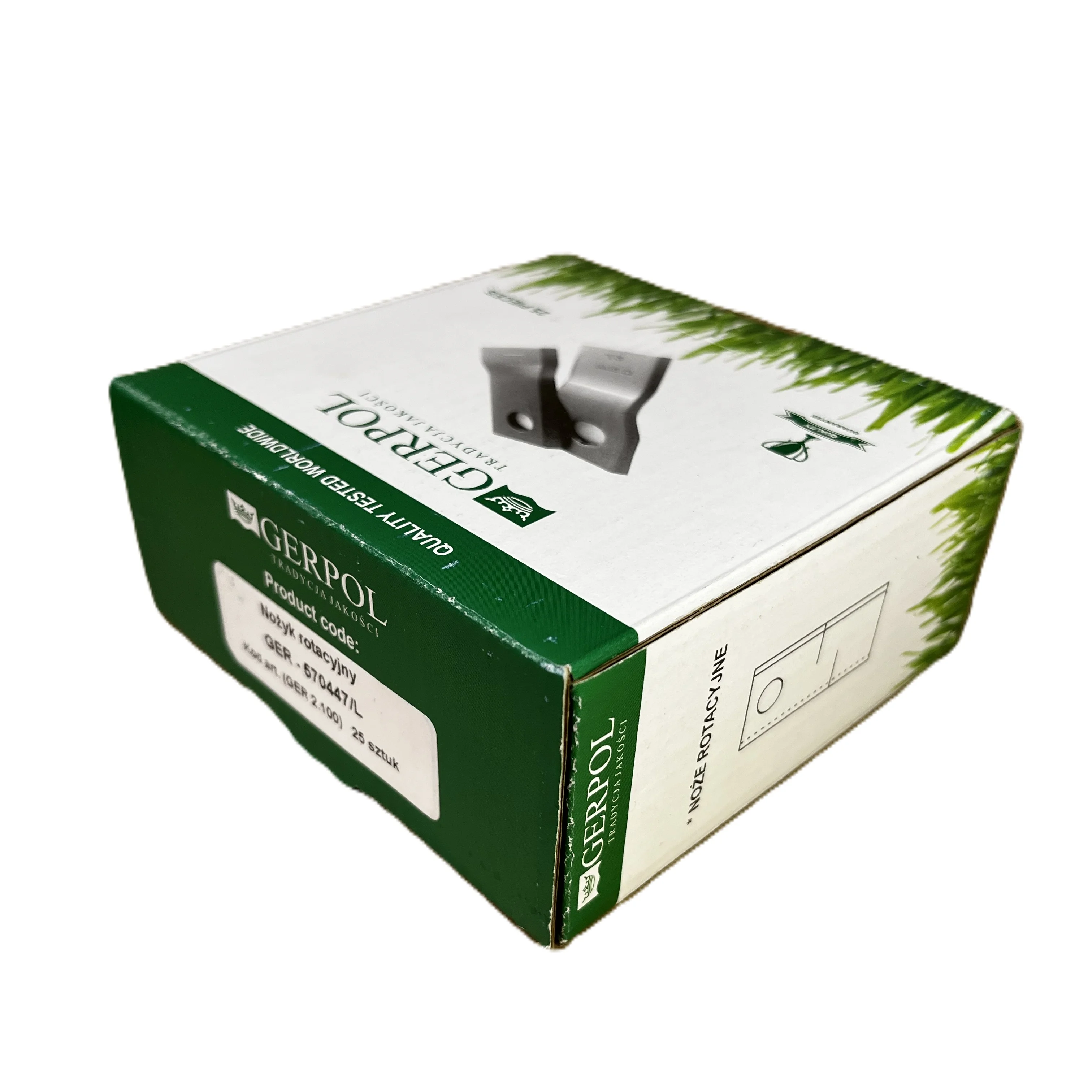 Gerpol - 570447 - Mähklinge links - Packung mit 25 Stück
