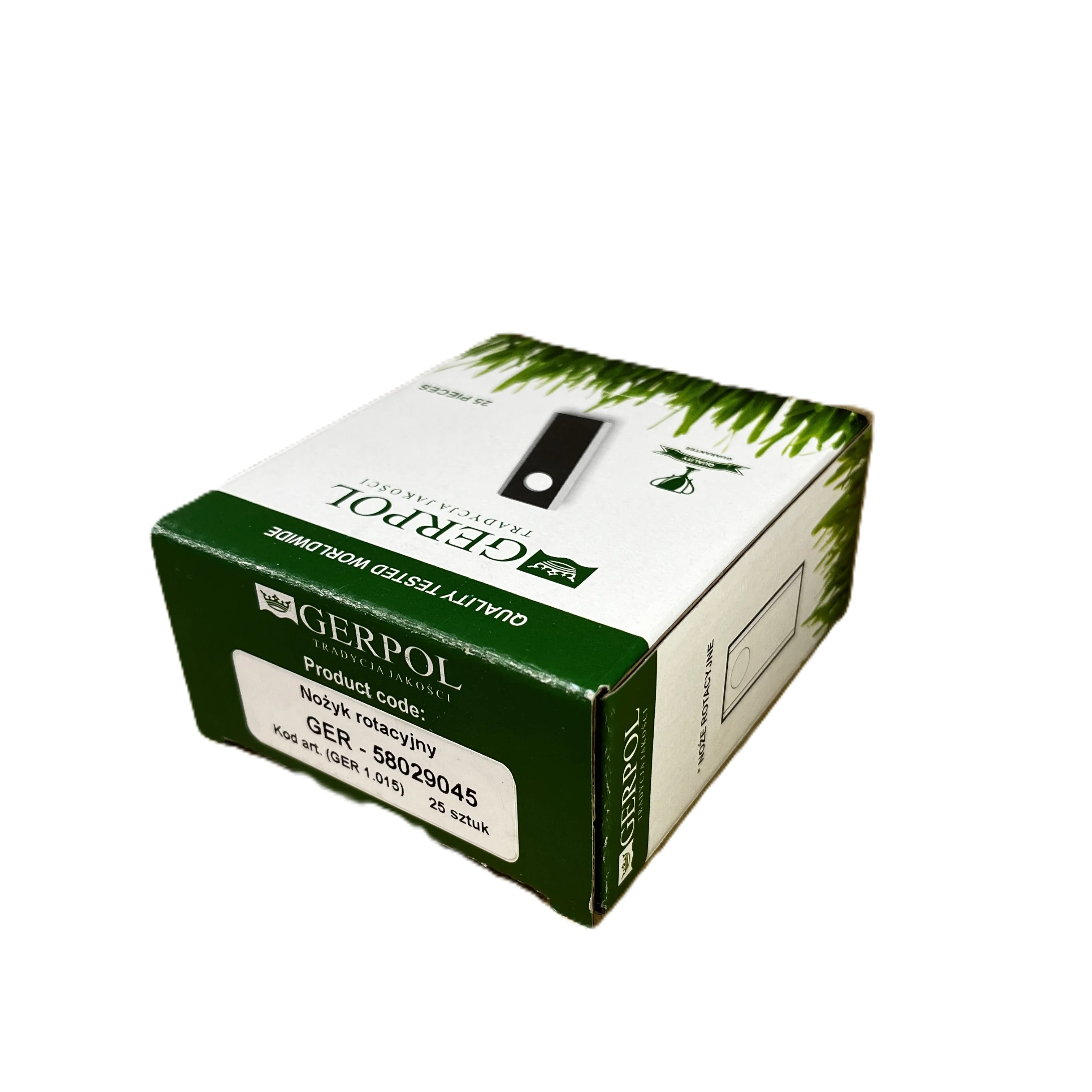 Gerpol - 58029045 - Kreiselmäherklinge - Packung mit 25 Stück