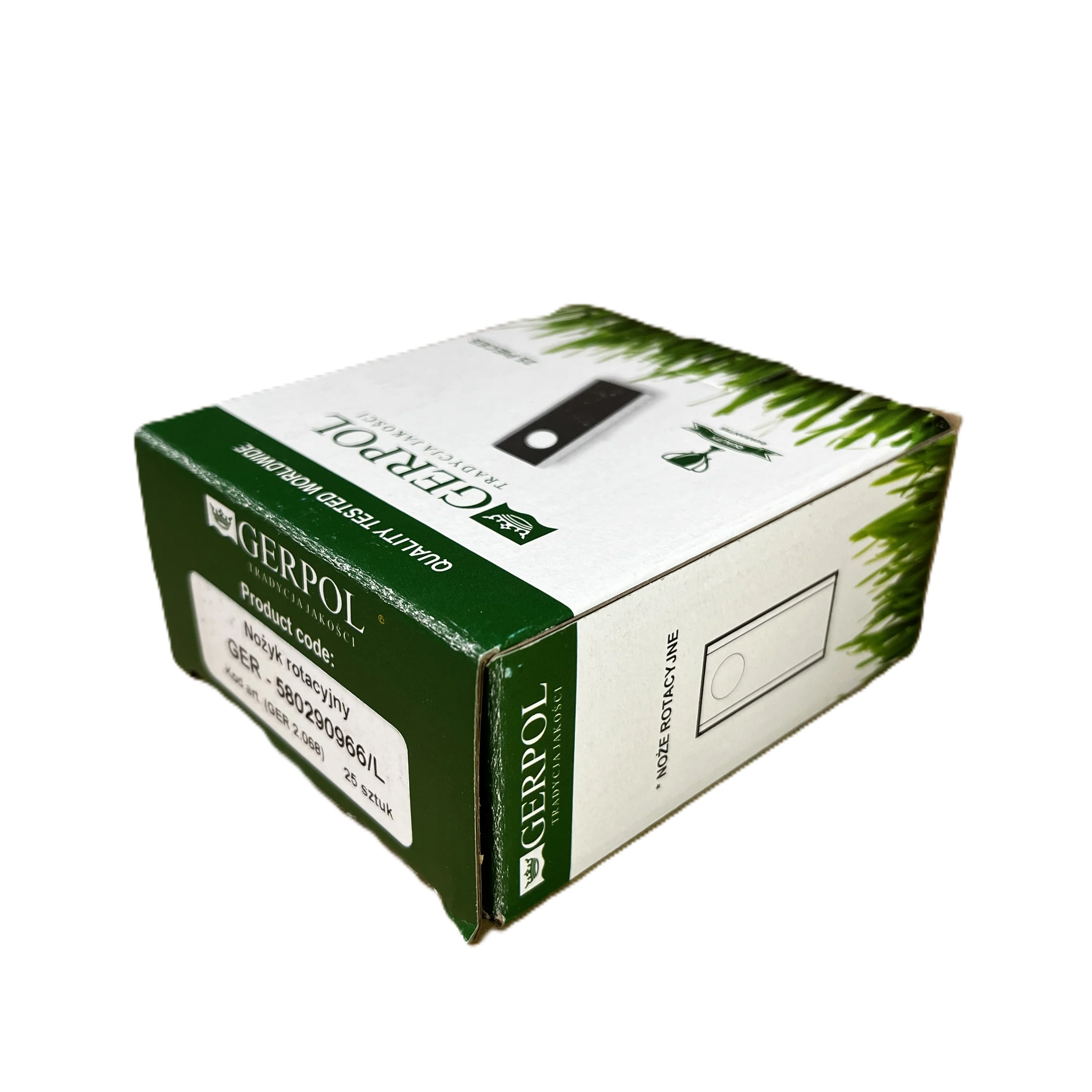 Gerpol - 58029096 - Mähklinge links - Packung mit 25 Stück
