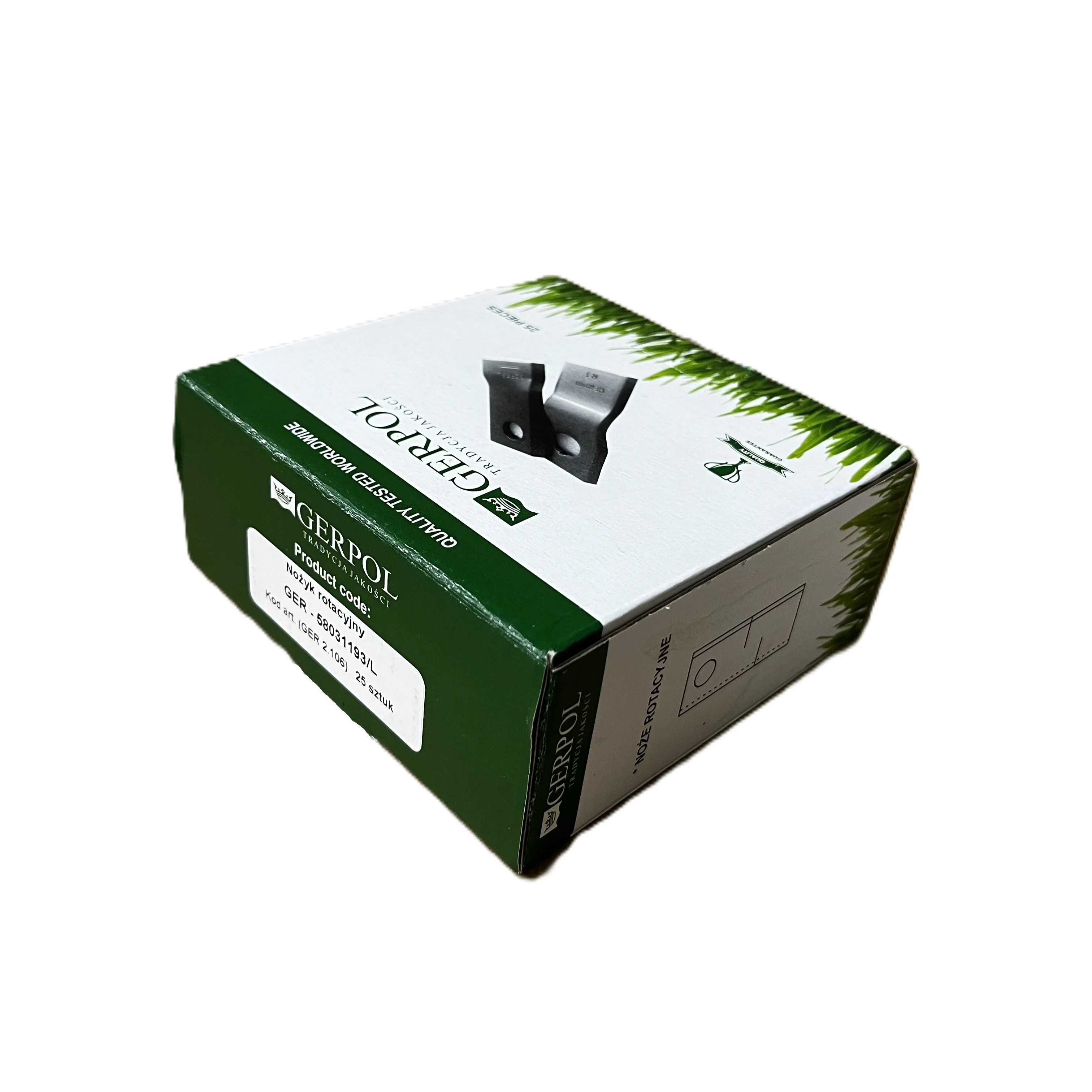 Gerpol - 58031193 - Mähklinge links - Packung mit 25 Stück