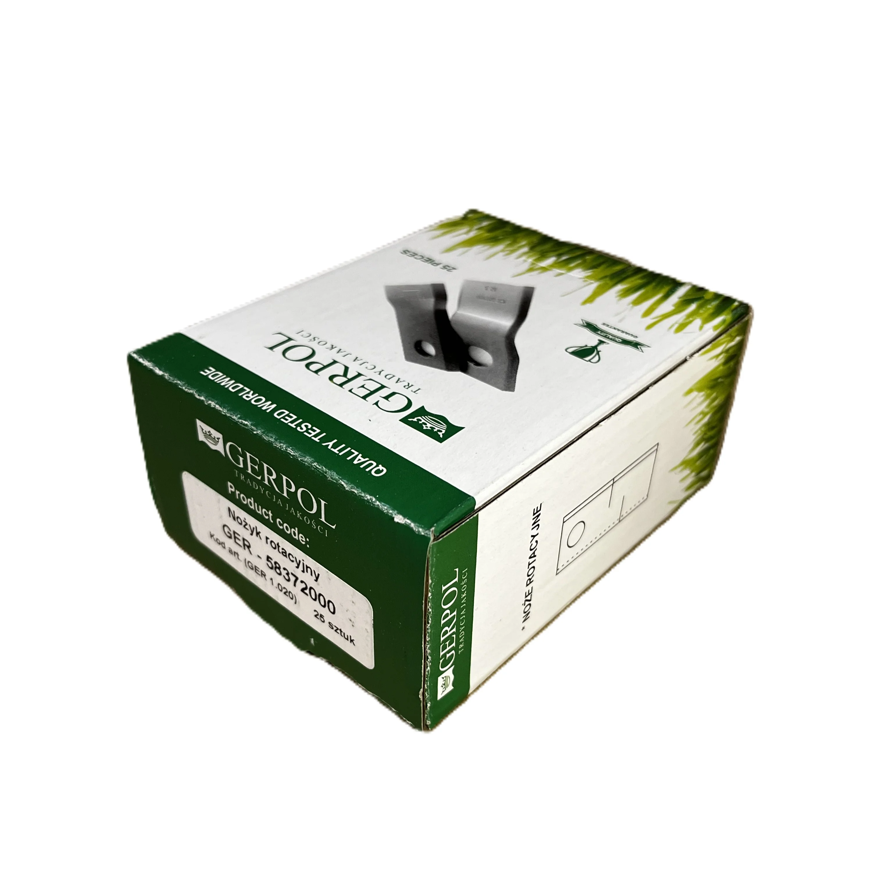 Gerpol - 5837200 - Kreiselmäherklinge - Packung mit 25 Stück