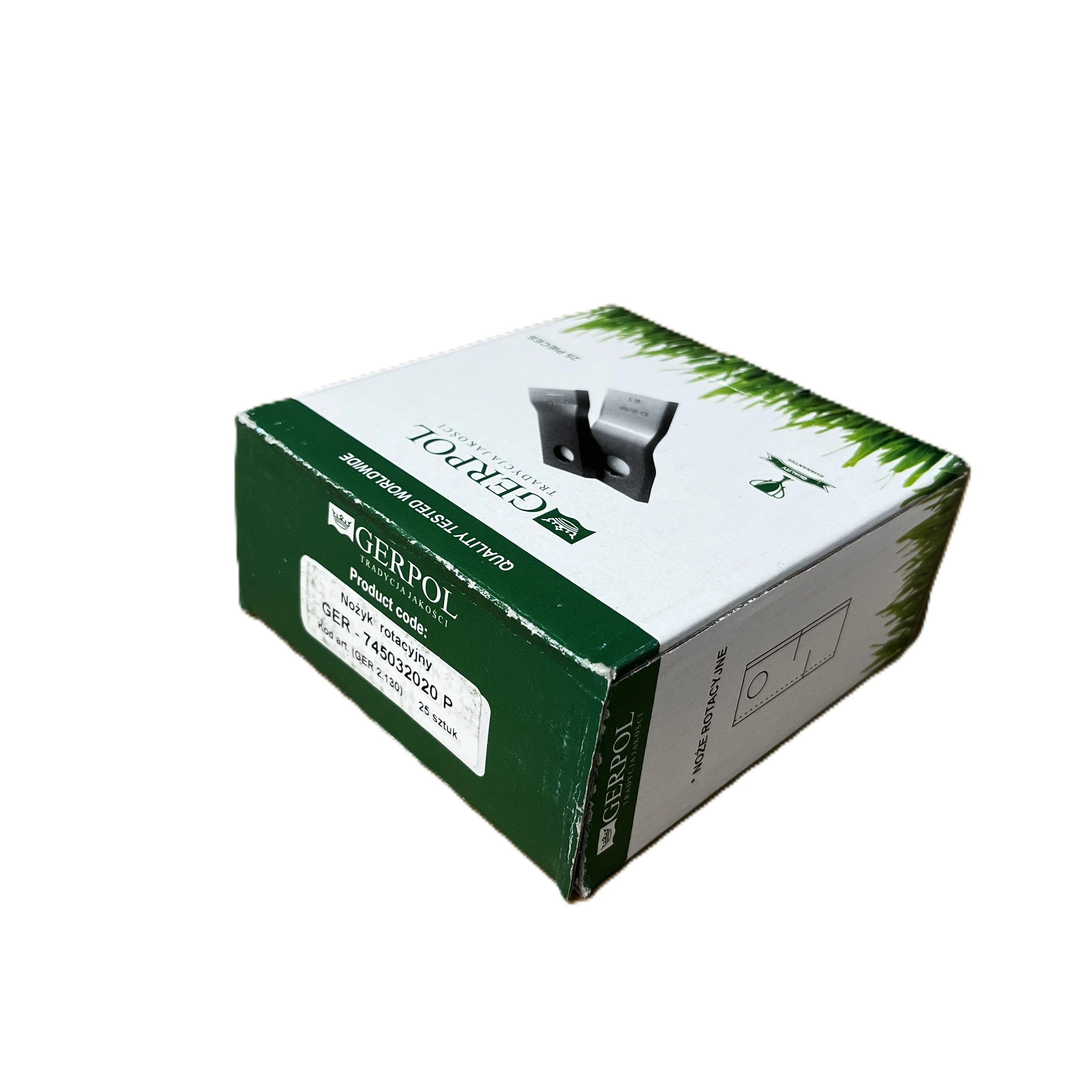 Gerpol - 745032020 - Mähklinge rechts - Packung mit 25 Stück