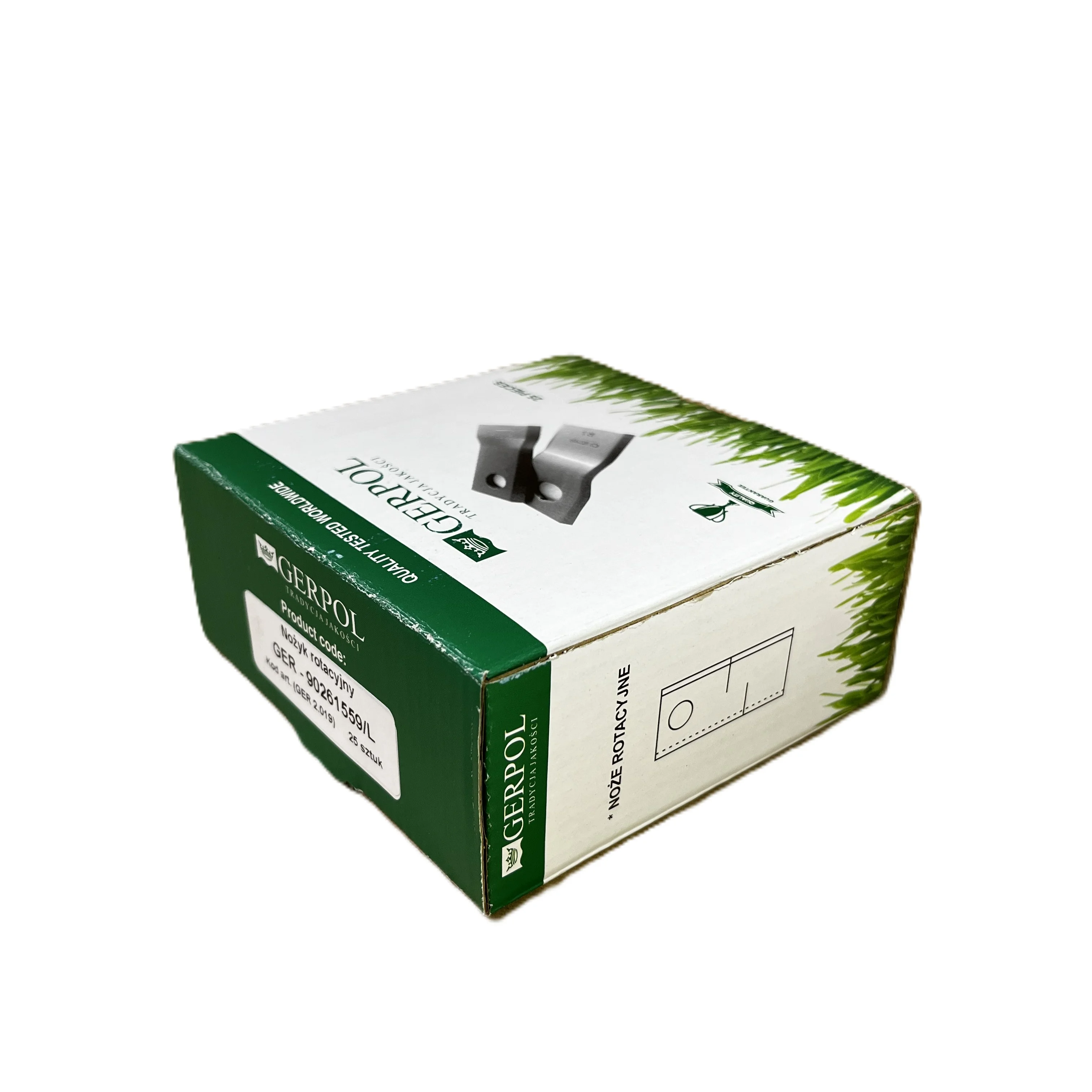 Gerpol - 90261559 - Mähklinge links - Packung mit 25 Stück