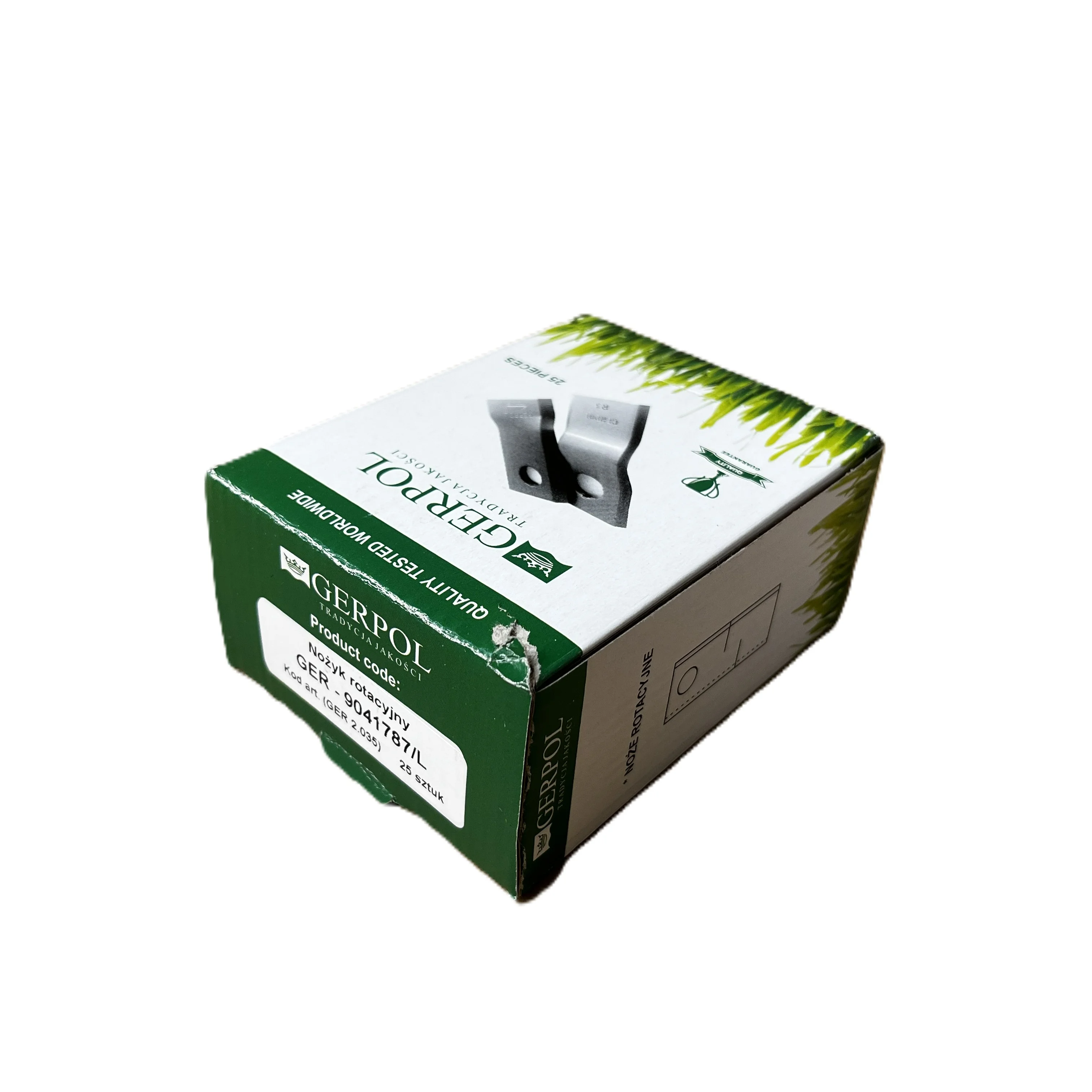 Gerpol - 9041787 - Mähklinge links - Packung mit 25 Stück