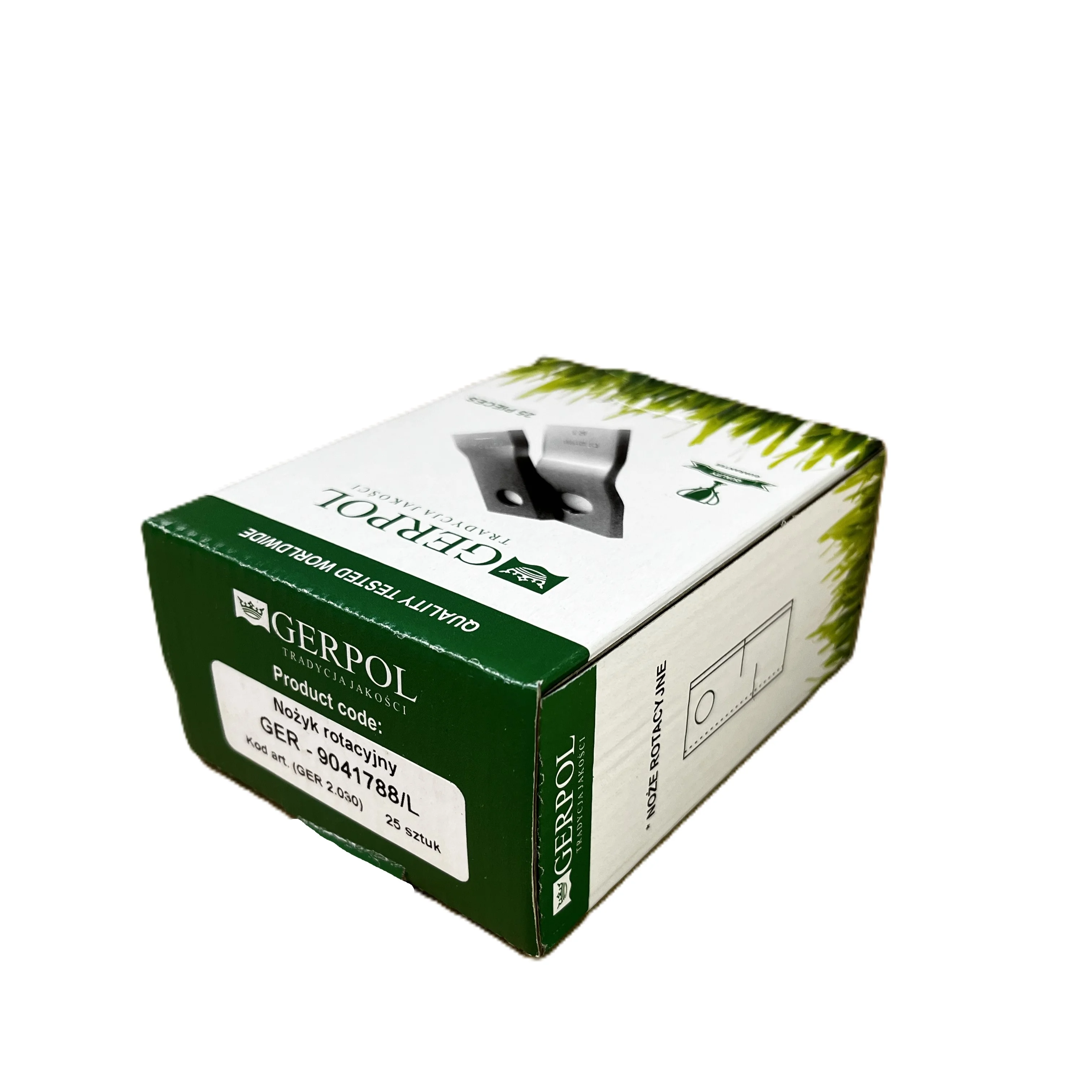 Gerpol - 9041788 - Mähklinge links - Packung mit 25 Stück