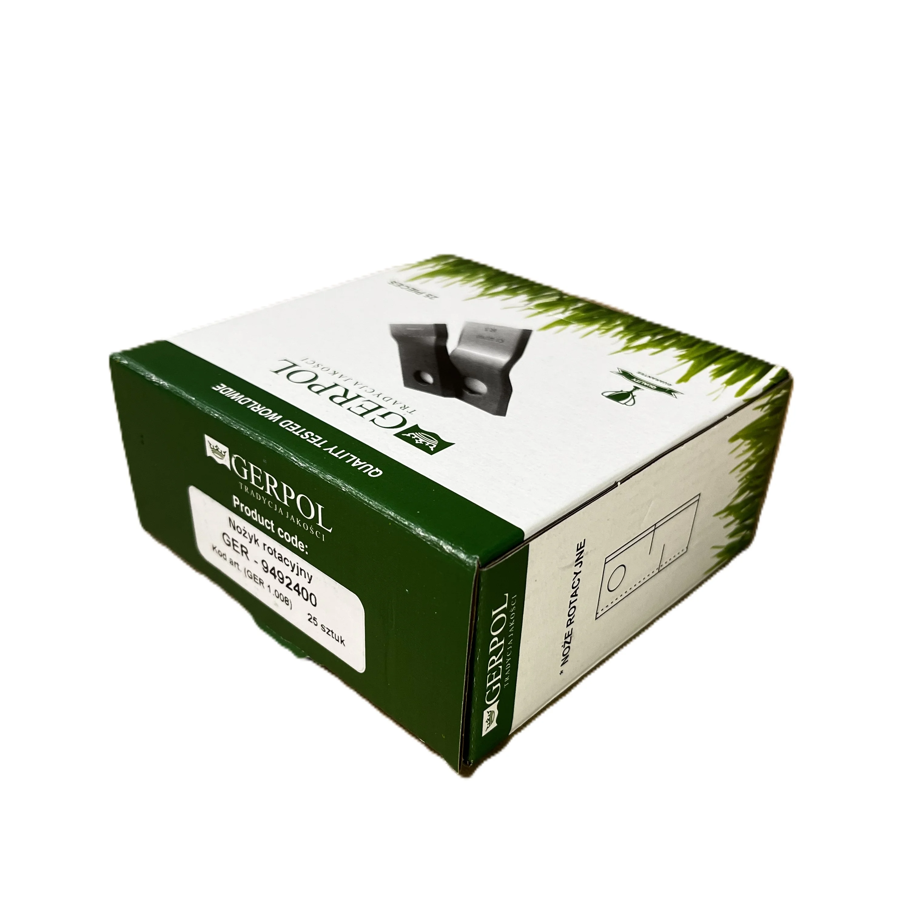 Gerpol - 9492400 - Kreiselmäherklinge - Packung mit 25 Stück