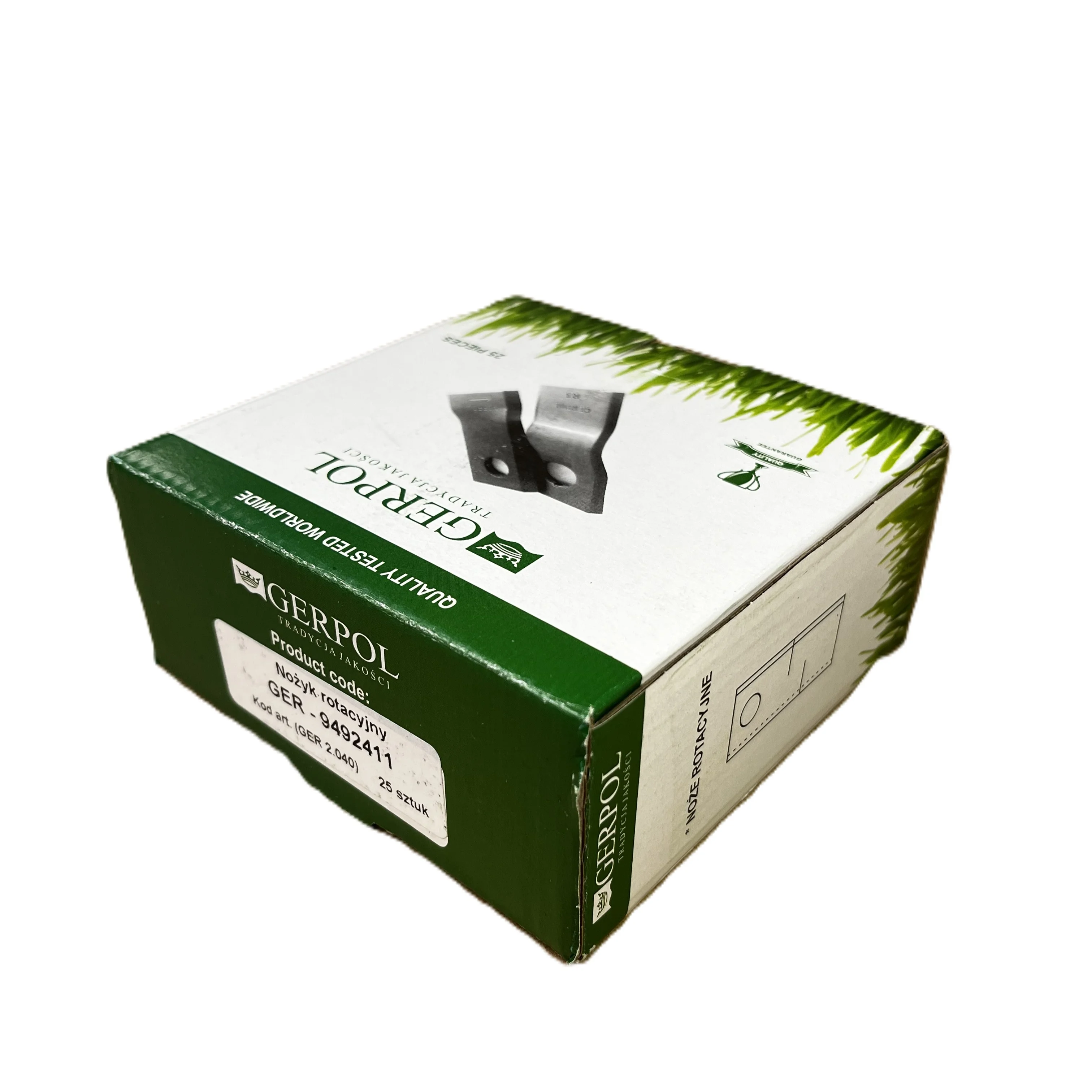 Gerpol - 9492411 - Mähklinge rechts - Packung mit 25 Stück