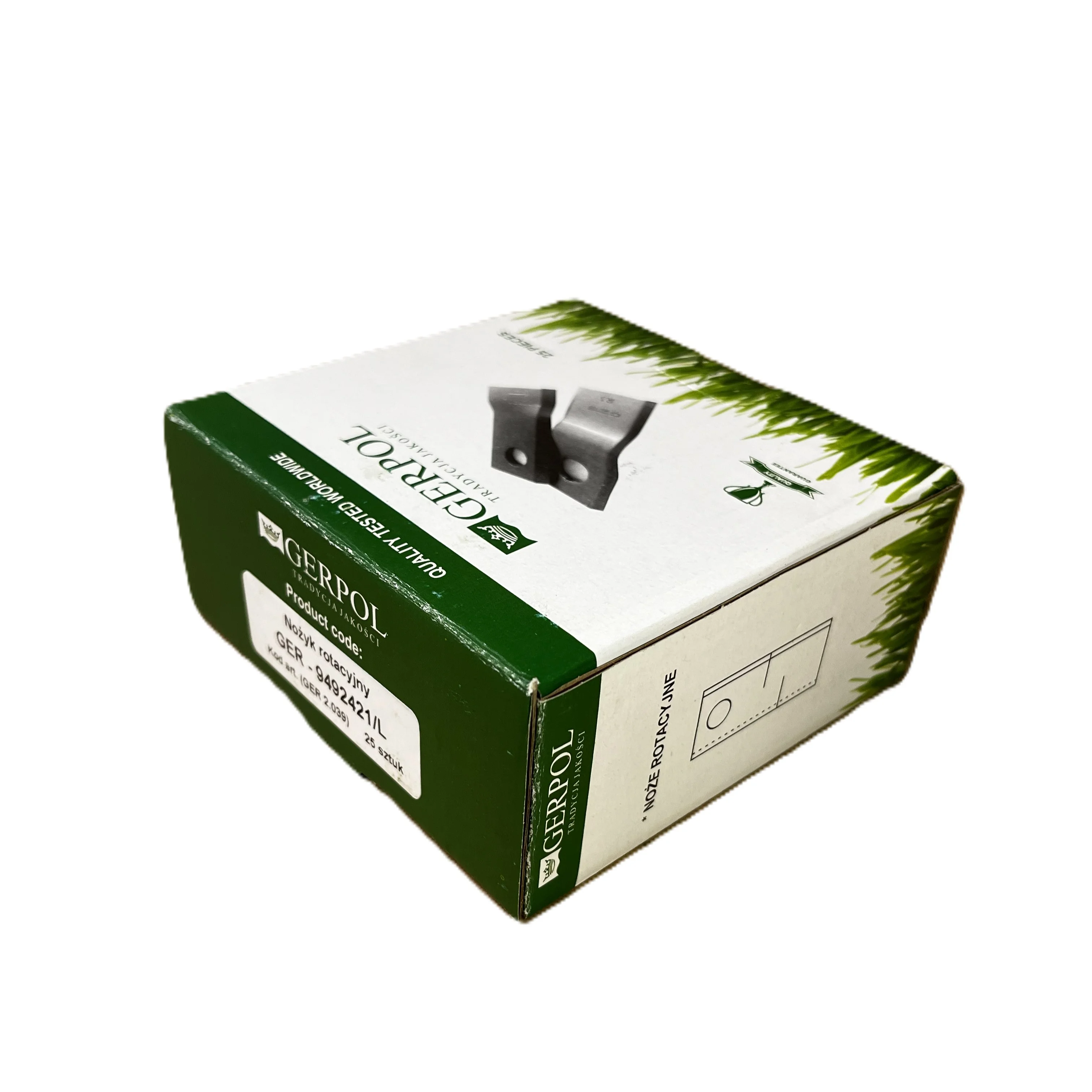 Gerpol - 9492421 - Mähklinge links - Packung mit 25 Stück