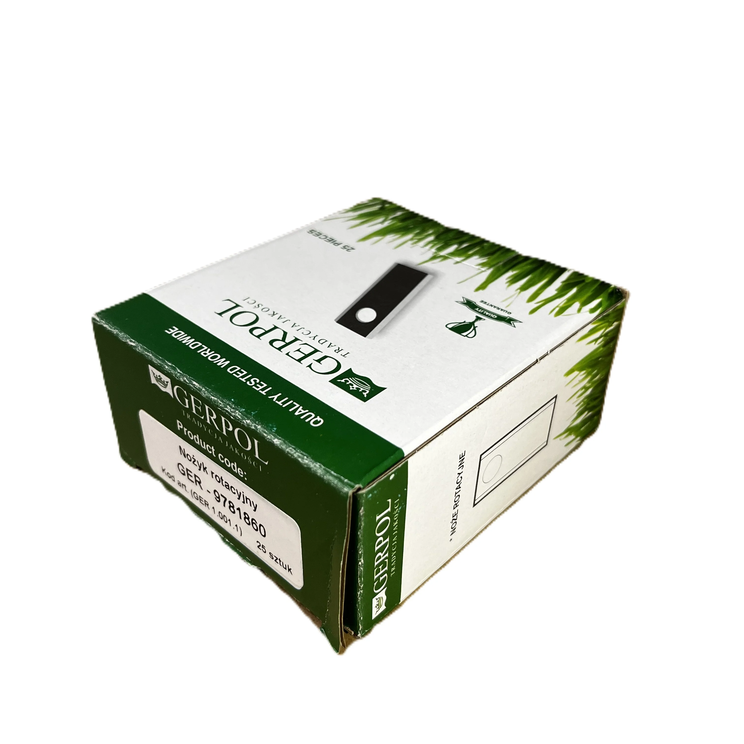 Gerpol - 9781860 - Kreiselmäherklinge R - Packung mit 25 Stück