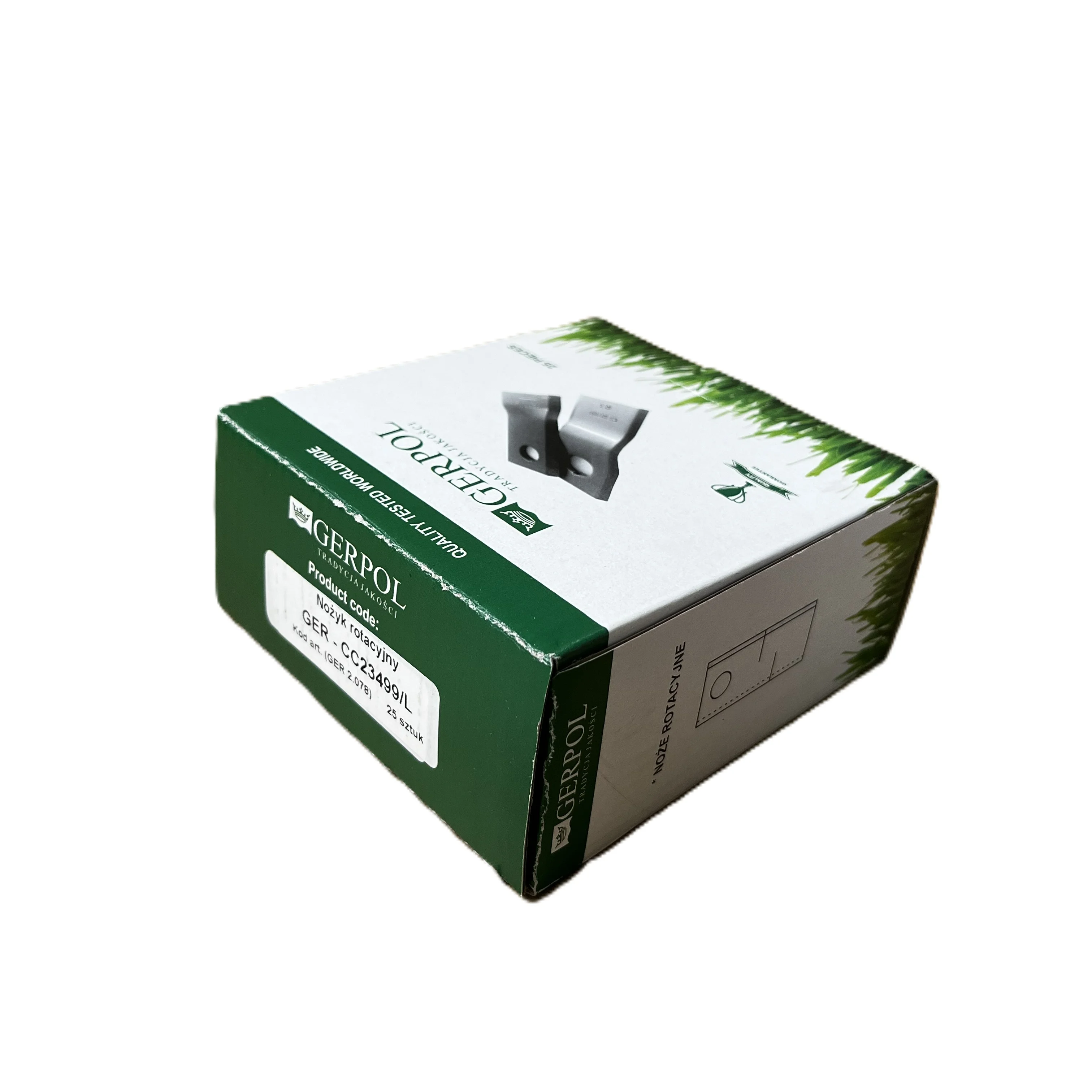 Gerpol - CC23499 - Mähklinge links - Packung mit 25 Stück