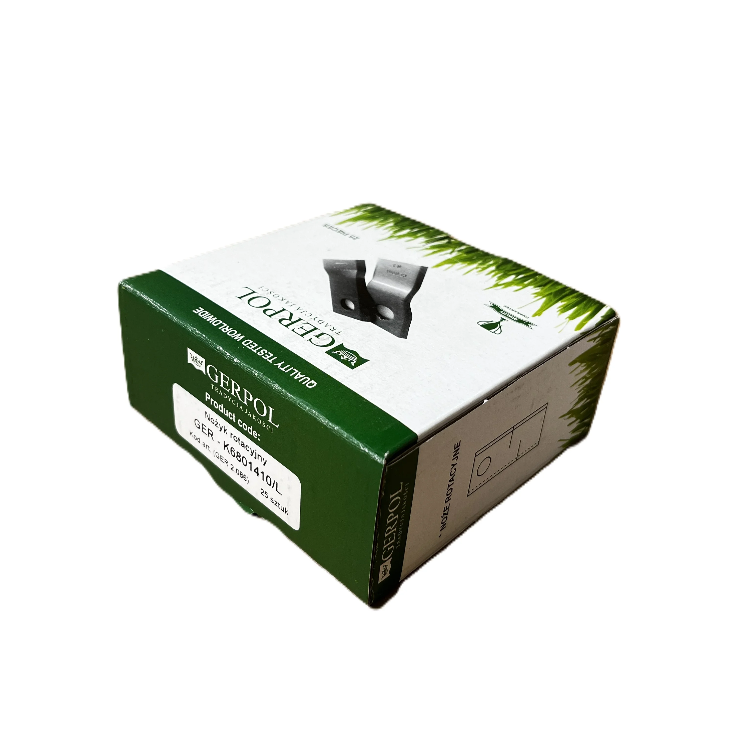Gerpol - K6801410 - Mähklinge links - Packung mit 25 Stück