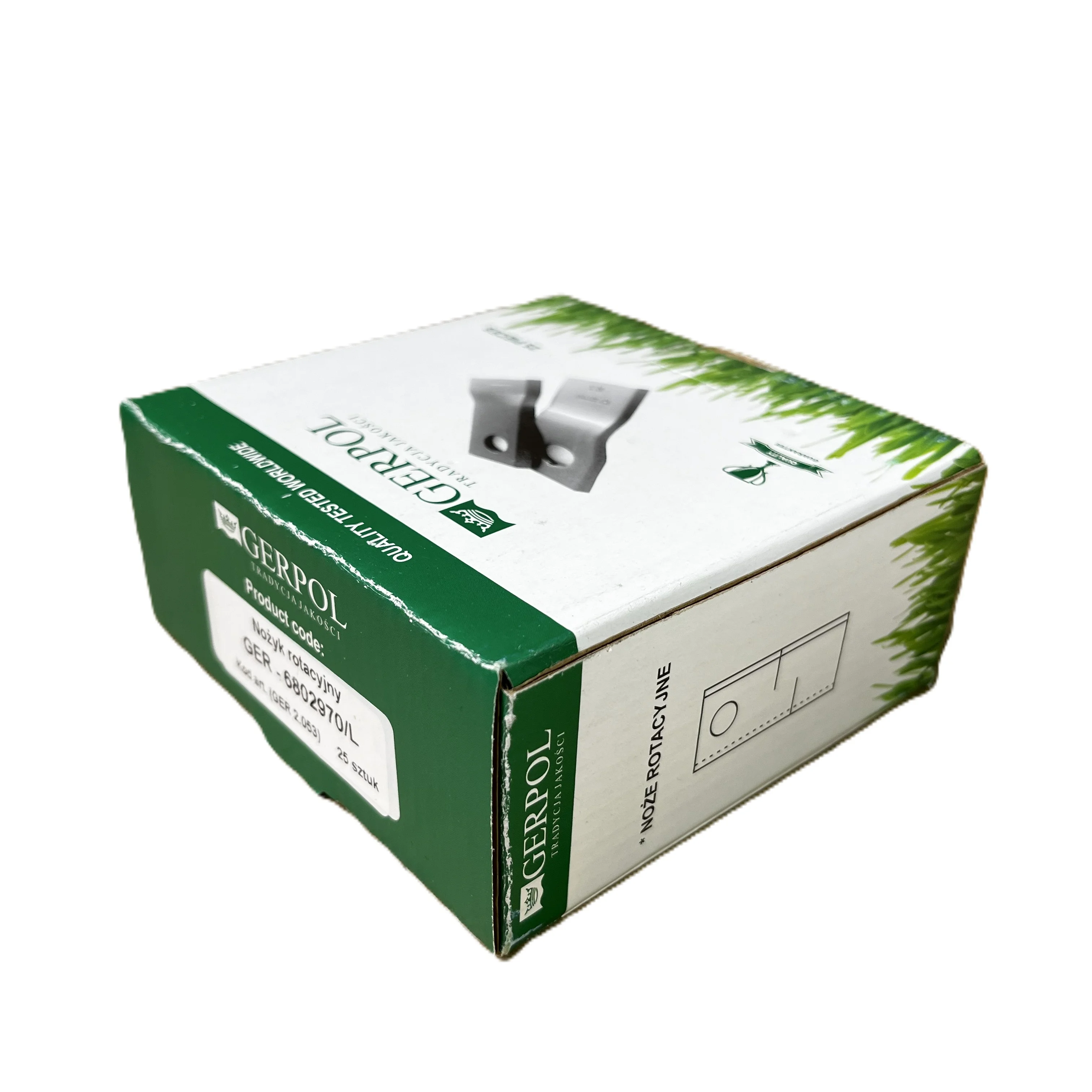 Gerpol - K6802970 - Mähklinge links - Packung mit 25 Stück