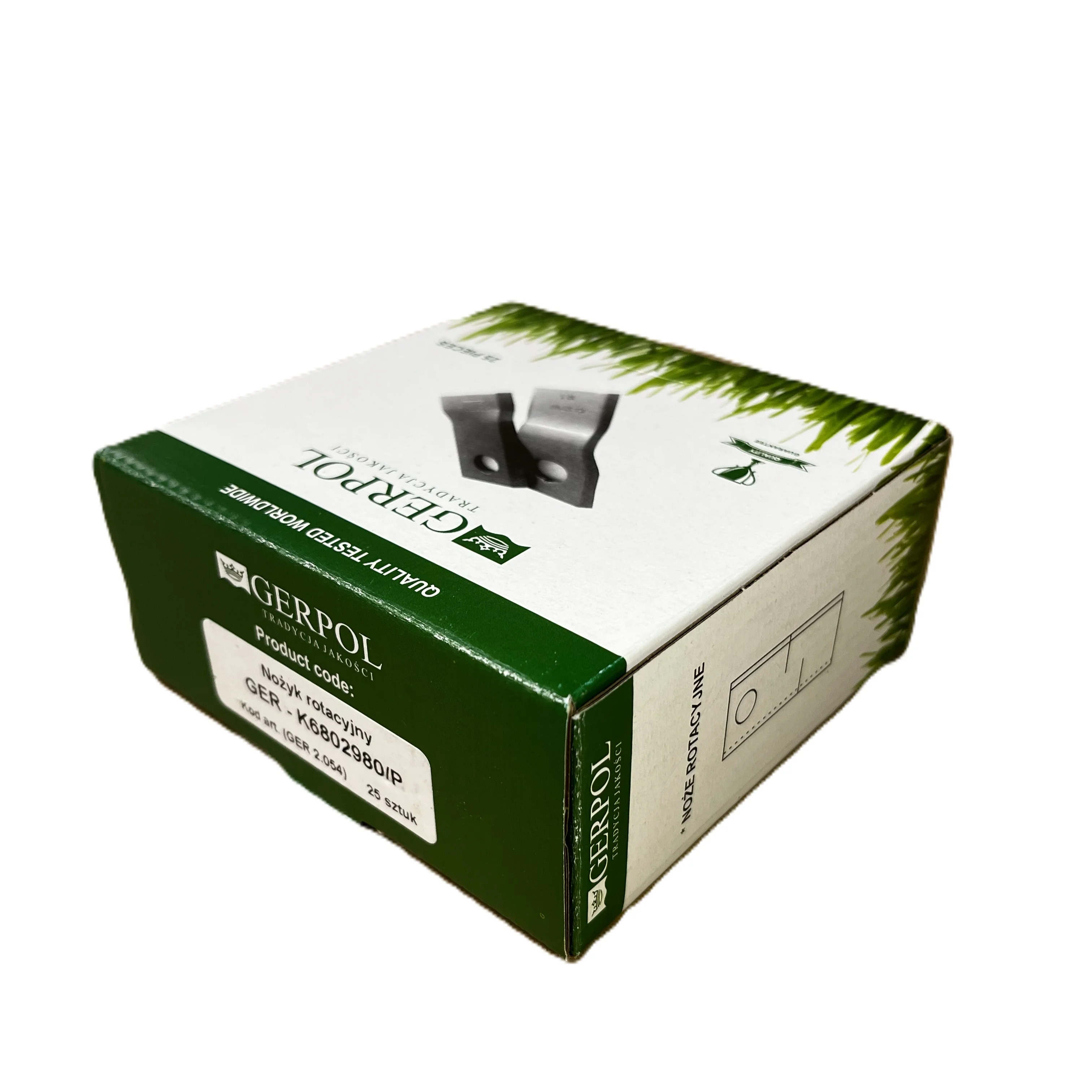 Gerpol - K6802980 - Mähklinge rechts - Packung mit 25 Stück