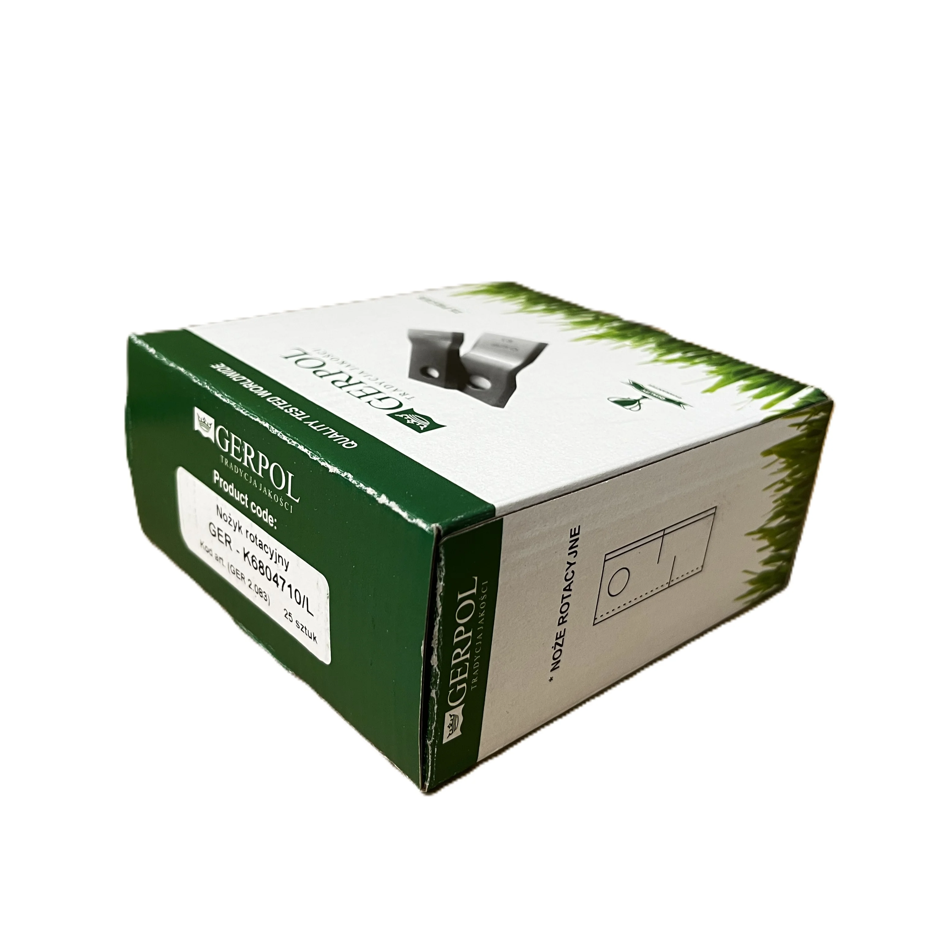 Gerpol - K6804710 - Mähklinge links - Packung mit 25 Stück