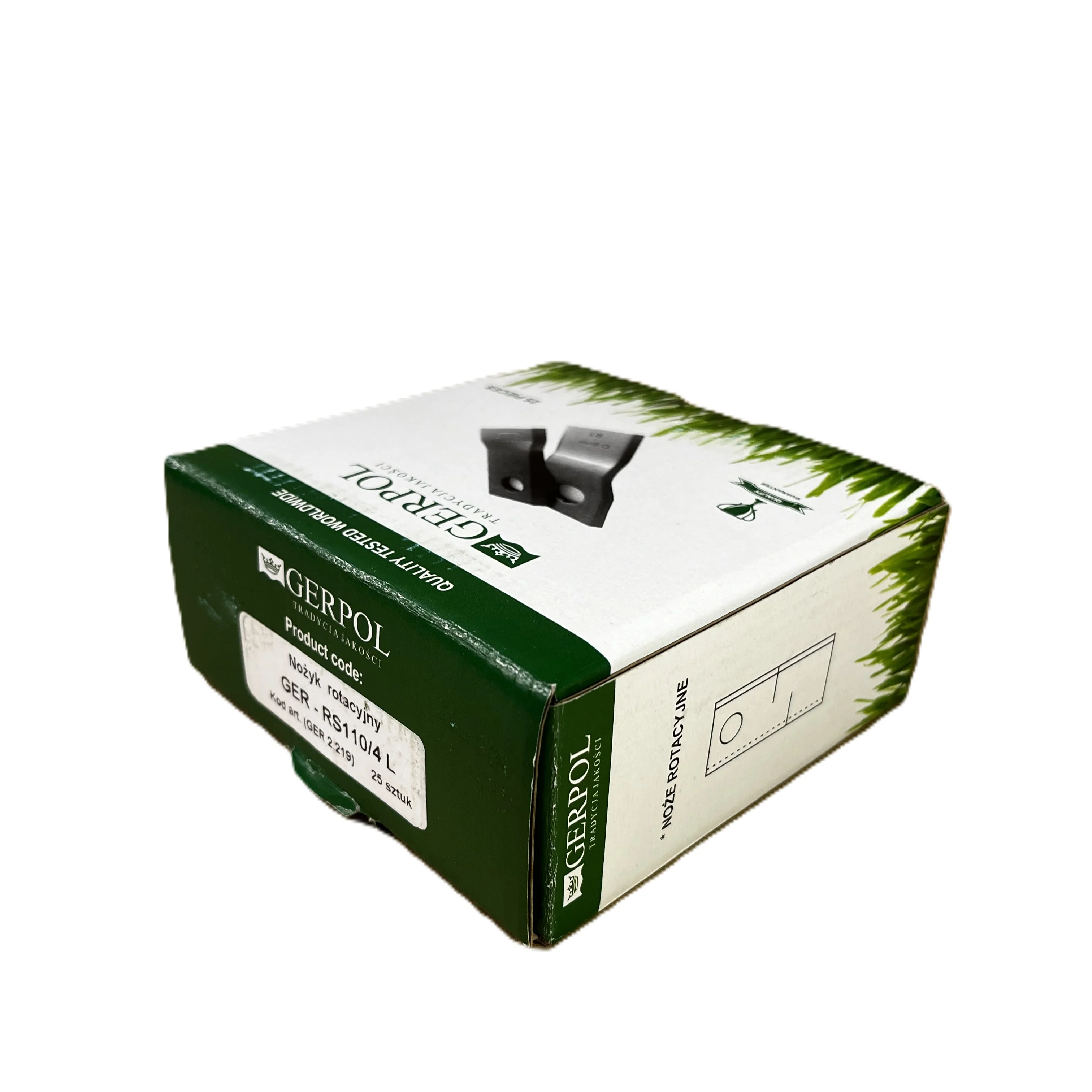 Gerpol - RS110P - Mähklinge links - Packung mit 25 Stück