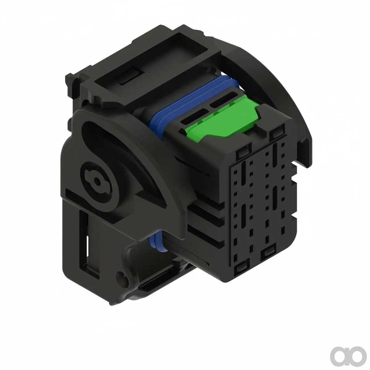 John Deere - 57M10605 - Schwarzes Externes Elektroverbindergehaeuse, 32 Hohlraeume