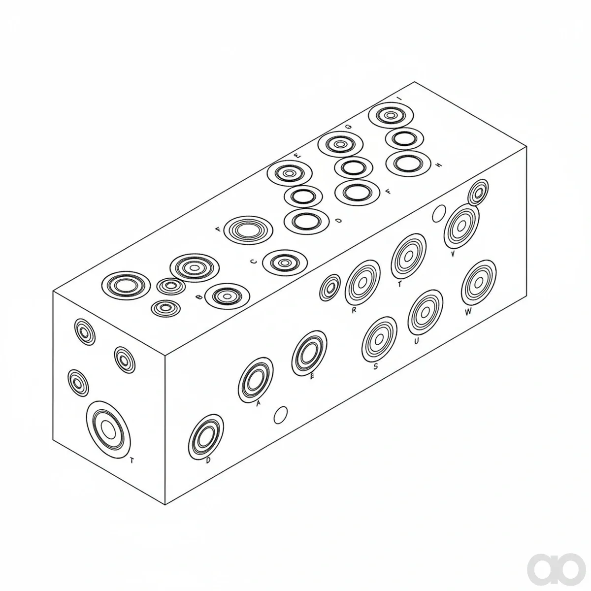John Deere - AH219057 - Ventilblock